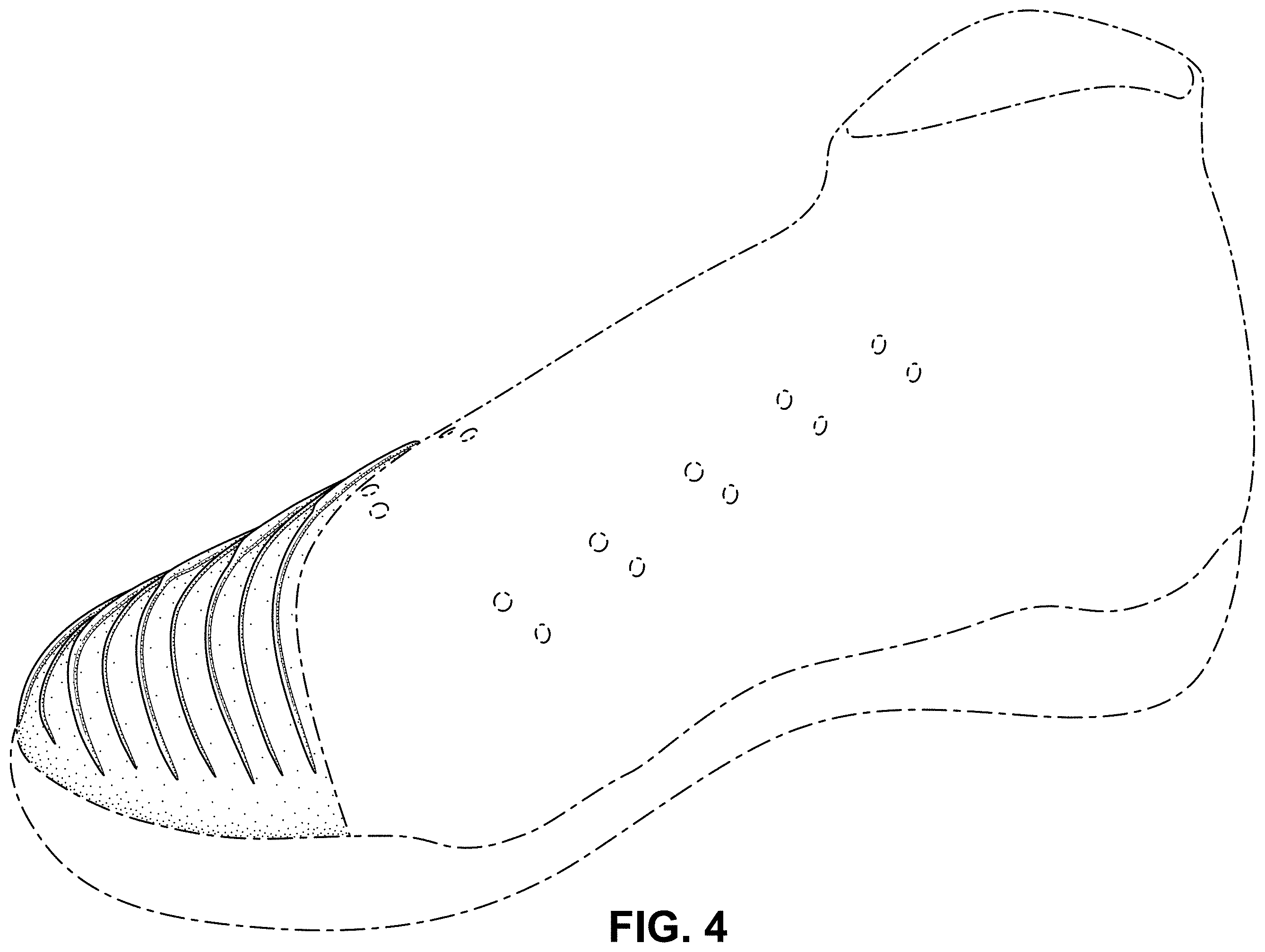 Patent USD1001474 Figure 4 – Shoe