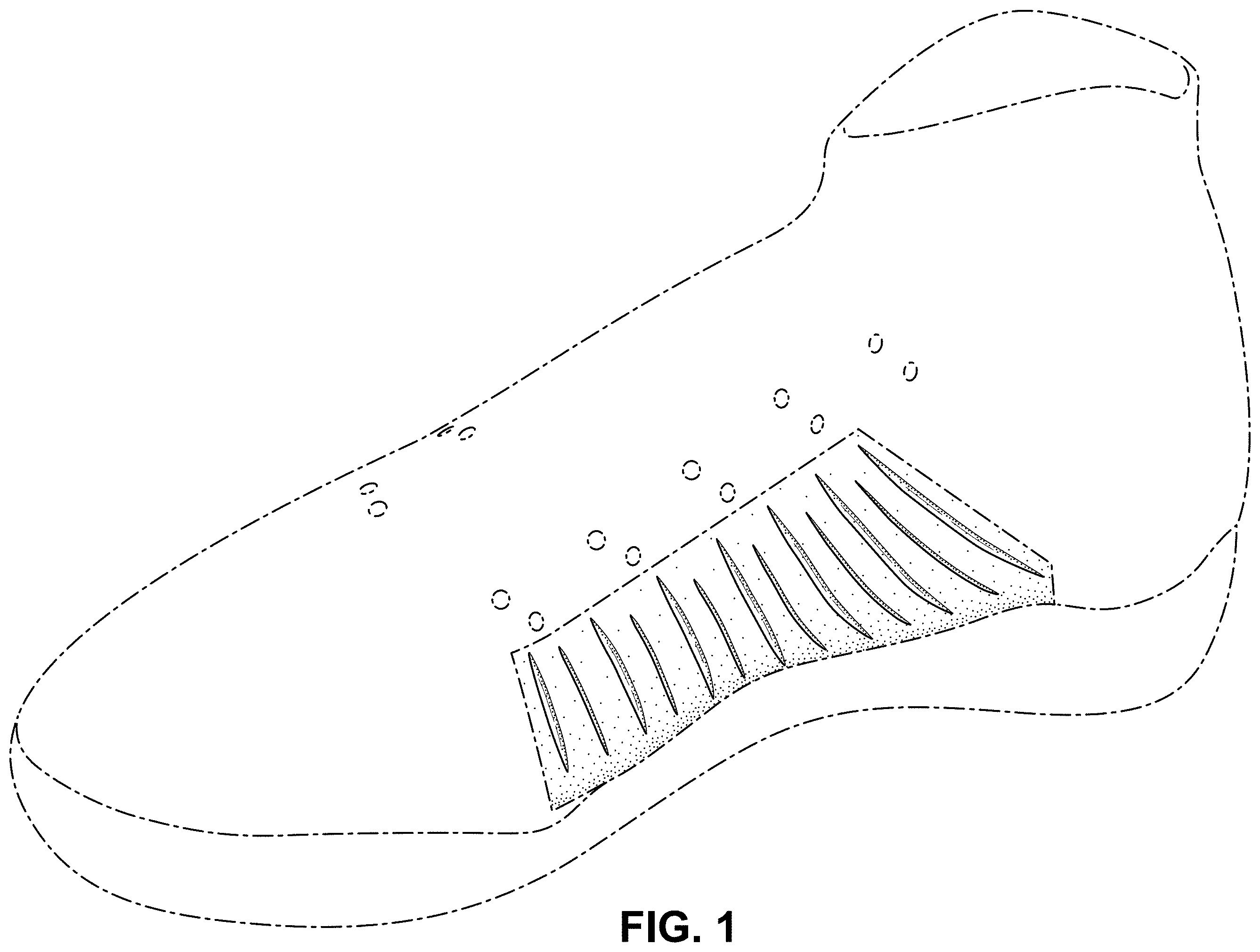 Patent USD1001475 Figure 1 – Shoe