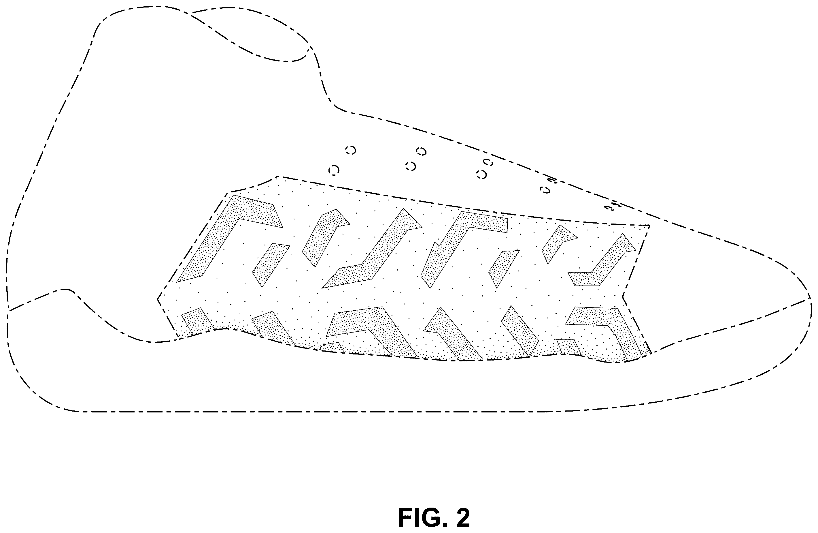 Patent USD1001476 Figure 2 – Shoe