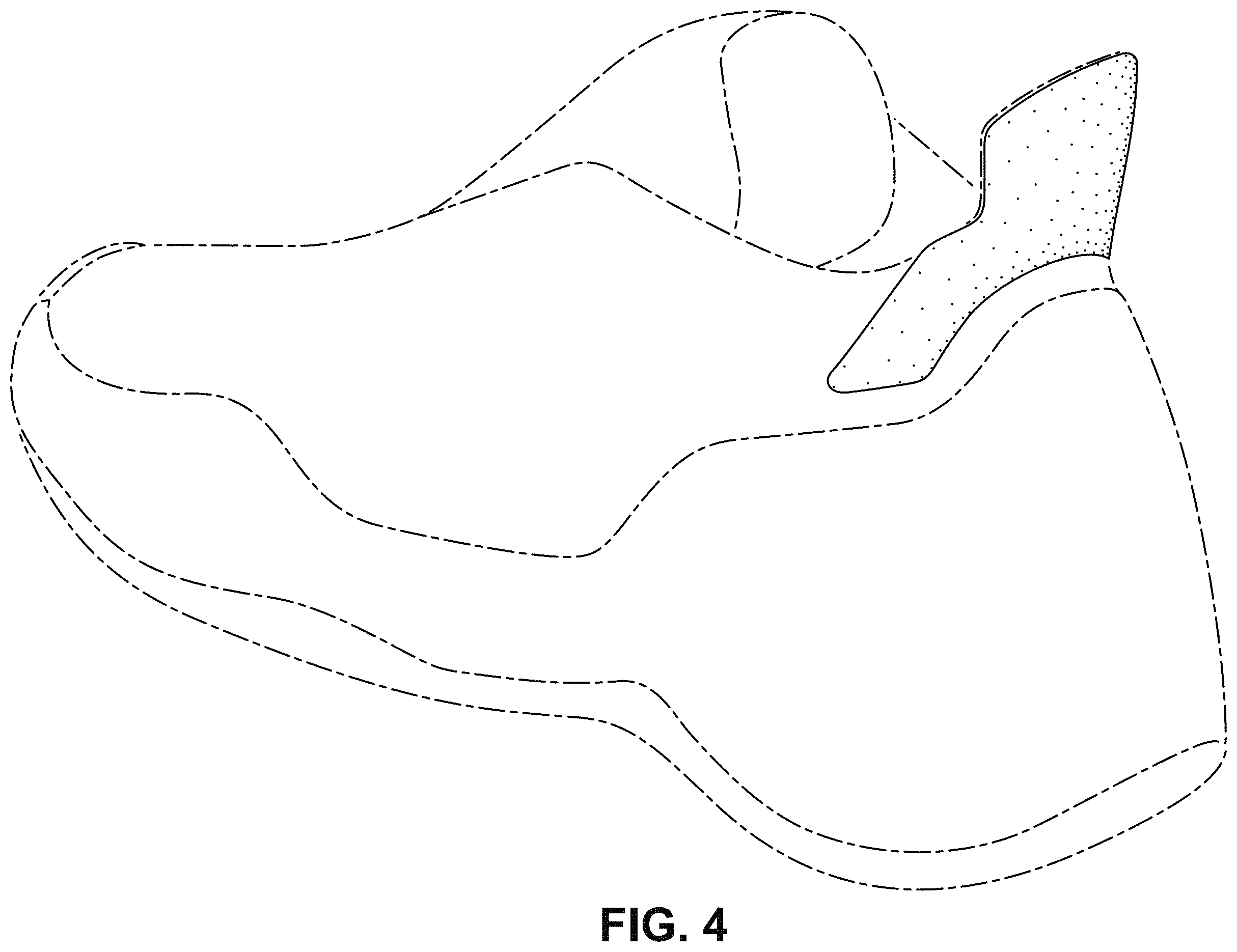 Patent USD1001478 Figure 4 – Shoe