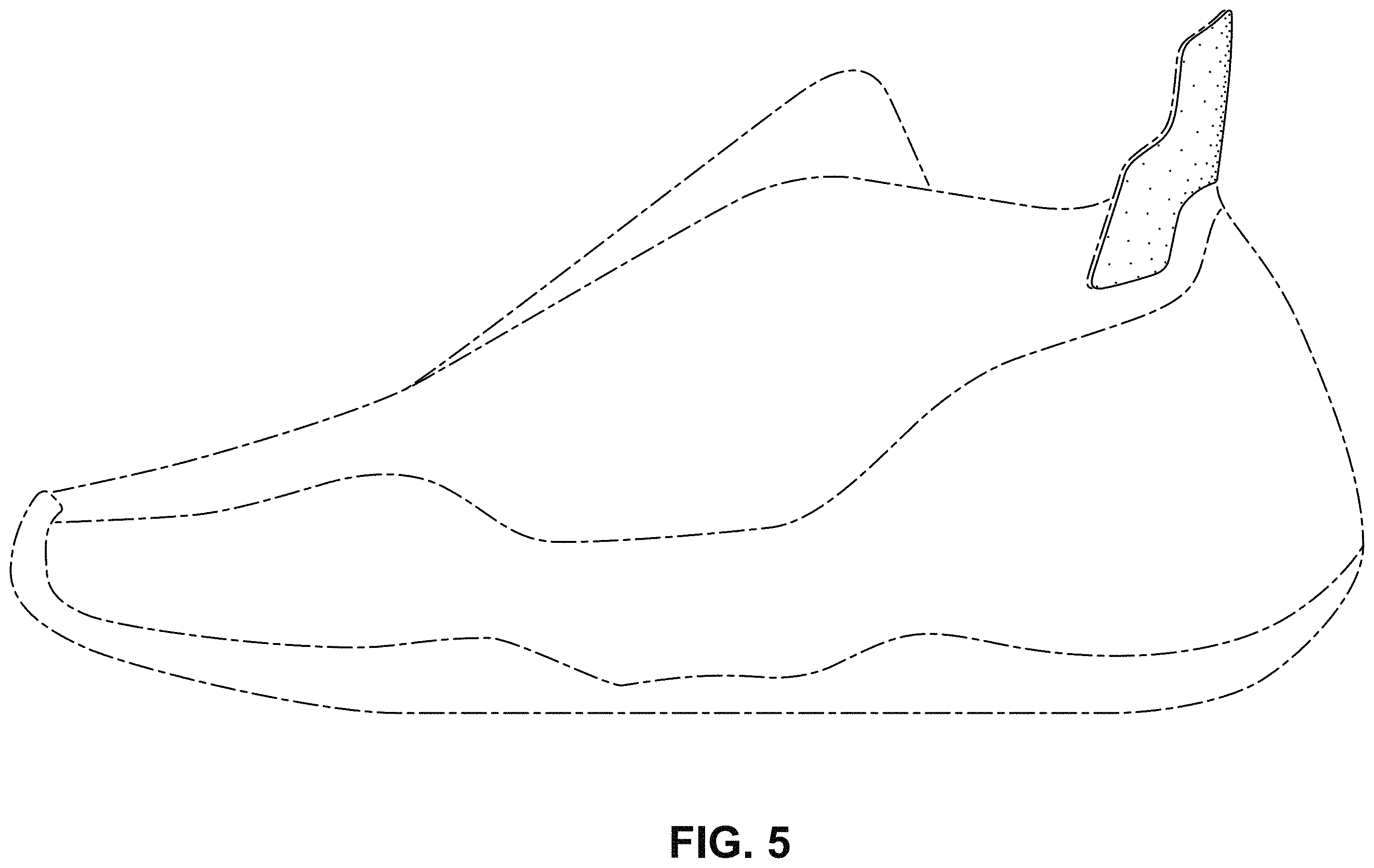 Patent USD1001478 Figure 5 – Shoe