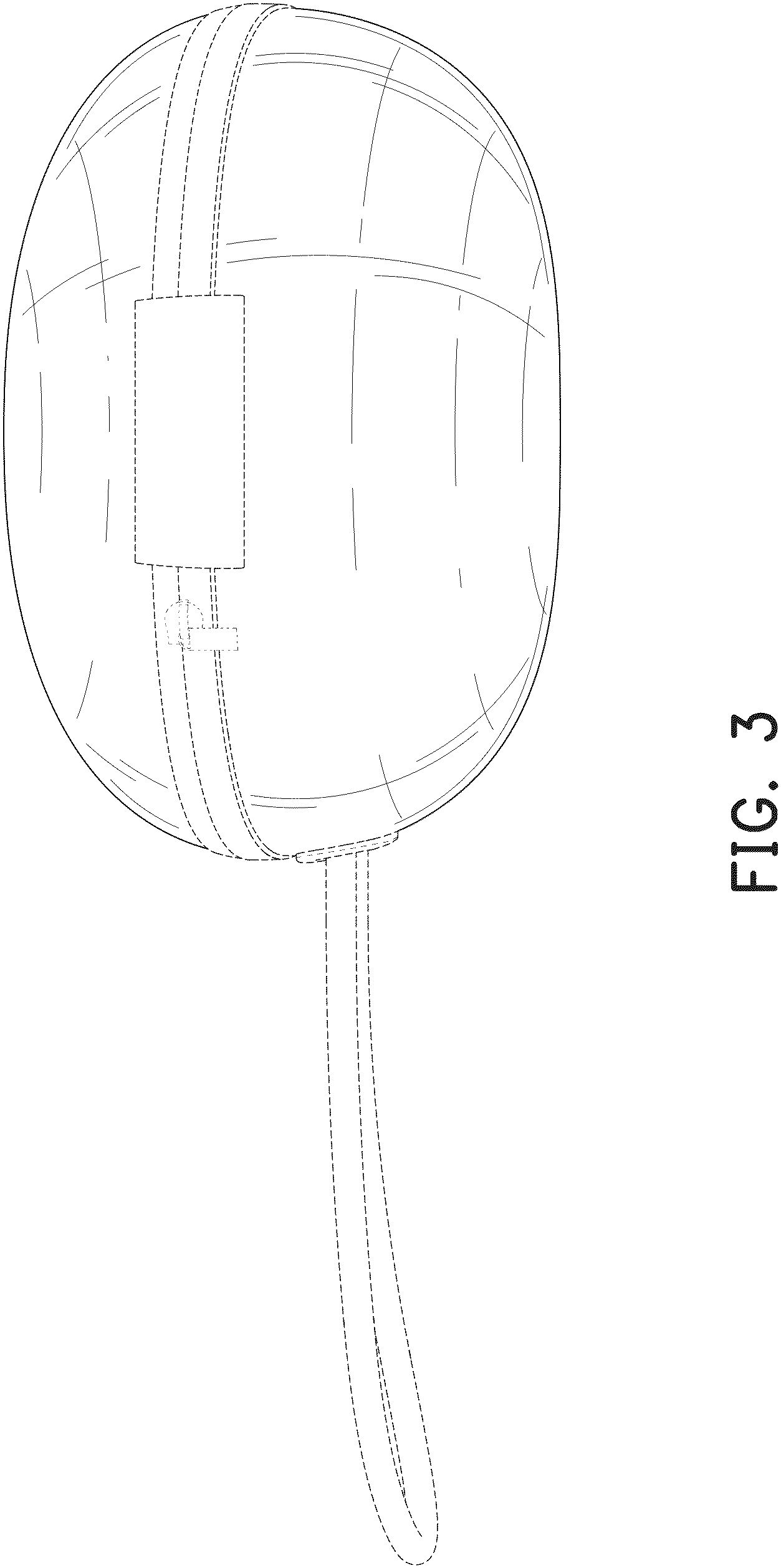 Patent USD1001482 Figure 3 – Storage bag