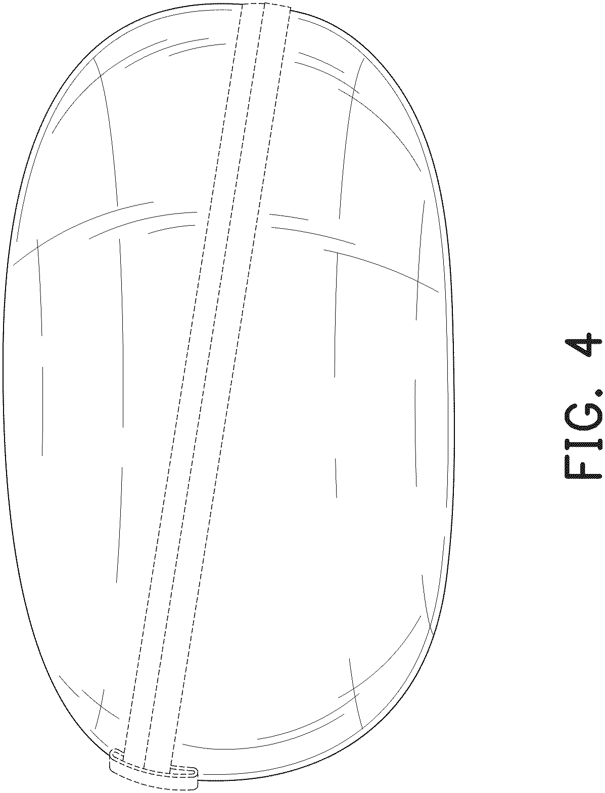 Patent USD1001482 Figure 4 – Storage bag