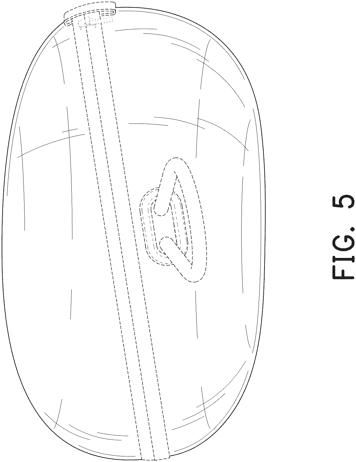 Patent USD1001482 Figure 5 – Storage bag