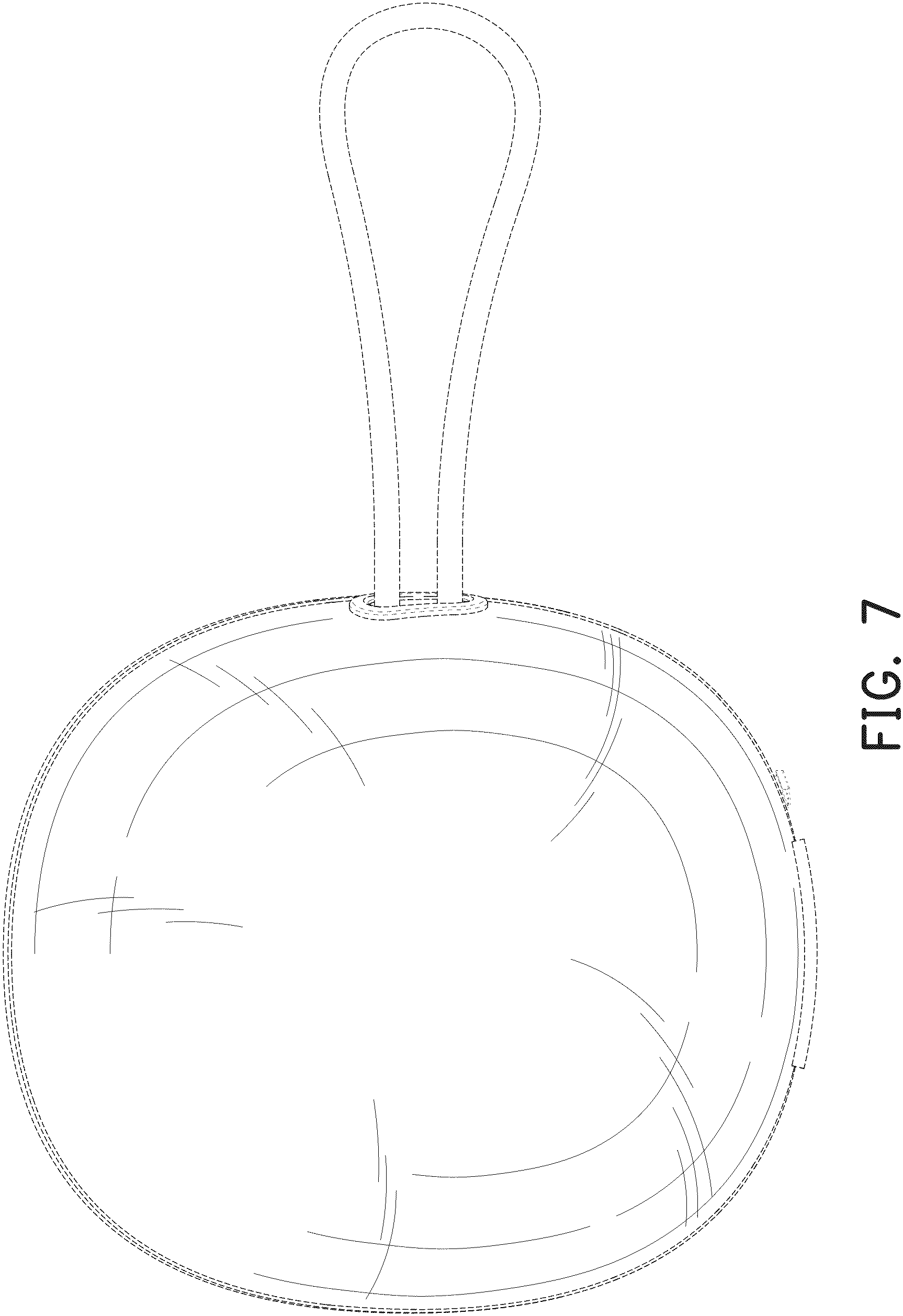 Patent USD1001482 Figure 7 – Storage bag