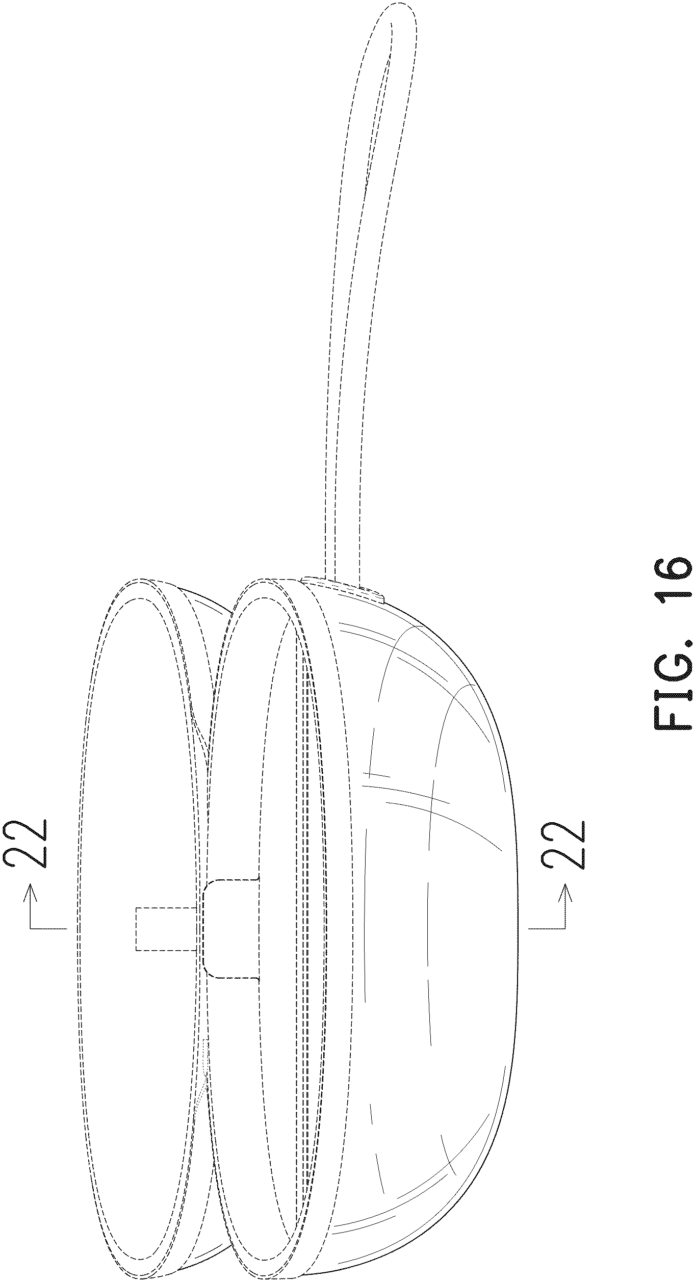 Patent USD1001482 Figure 16 – Storage bag