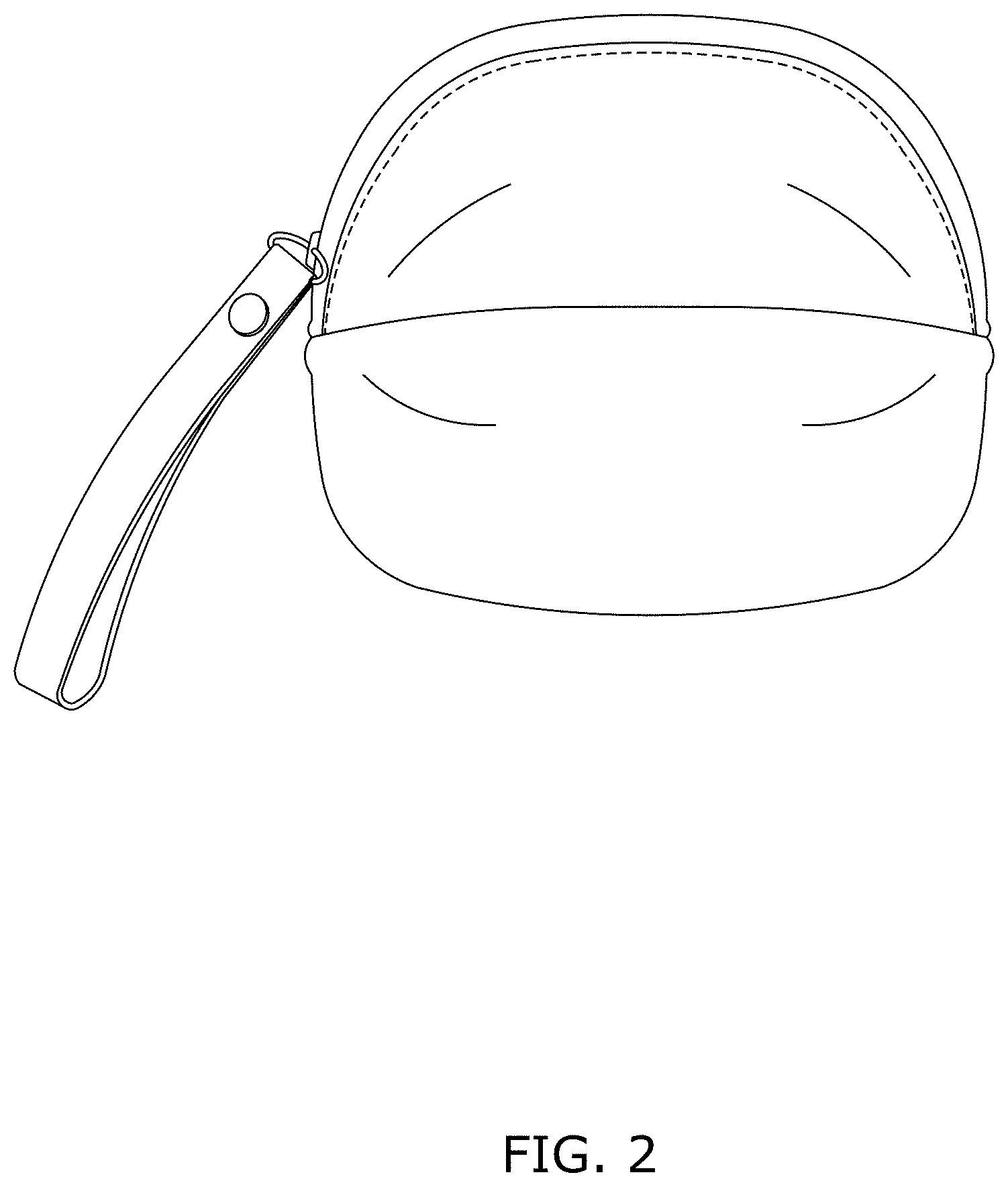 Patent USD1001483 Figure 2 – Breast pump bag