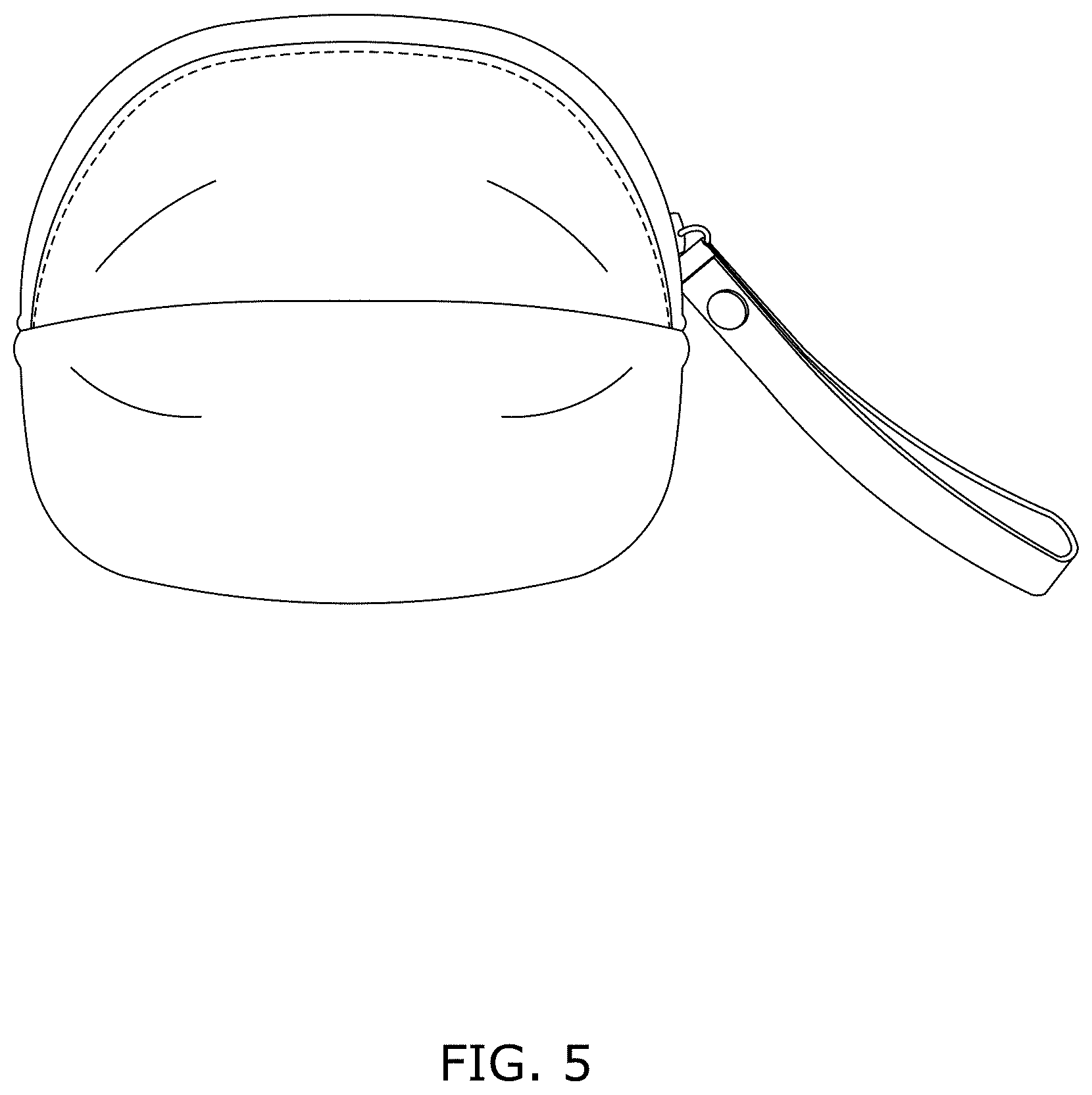 Patent USD1001483 Figure 5 – Breast pump bag