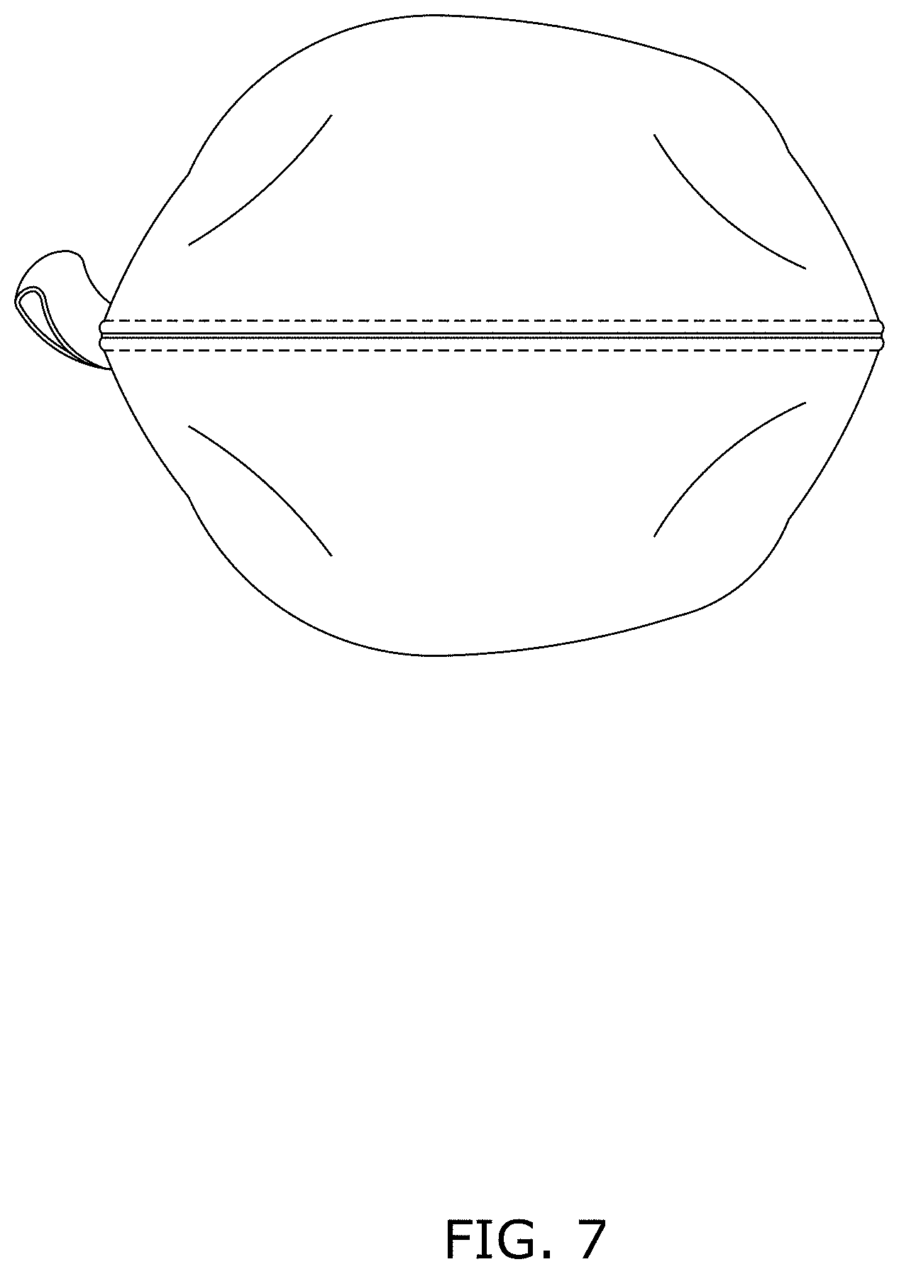 Patent USD1001483 Figure 7 – Breast pump bag