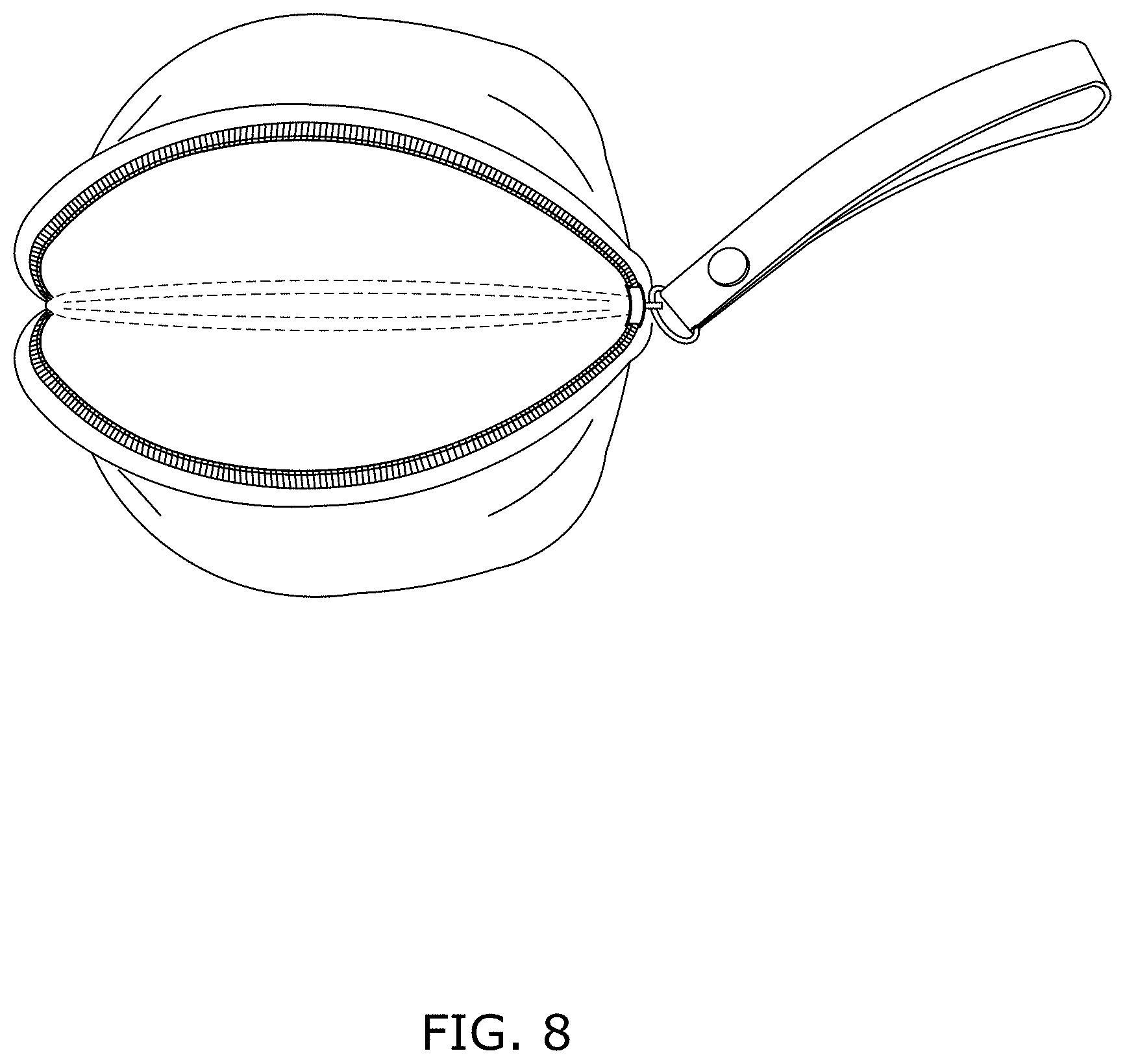 Patent USD1001483 Figure 8 – Breast pump bag