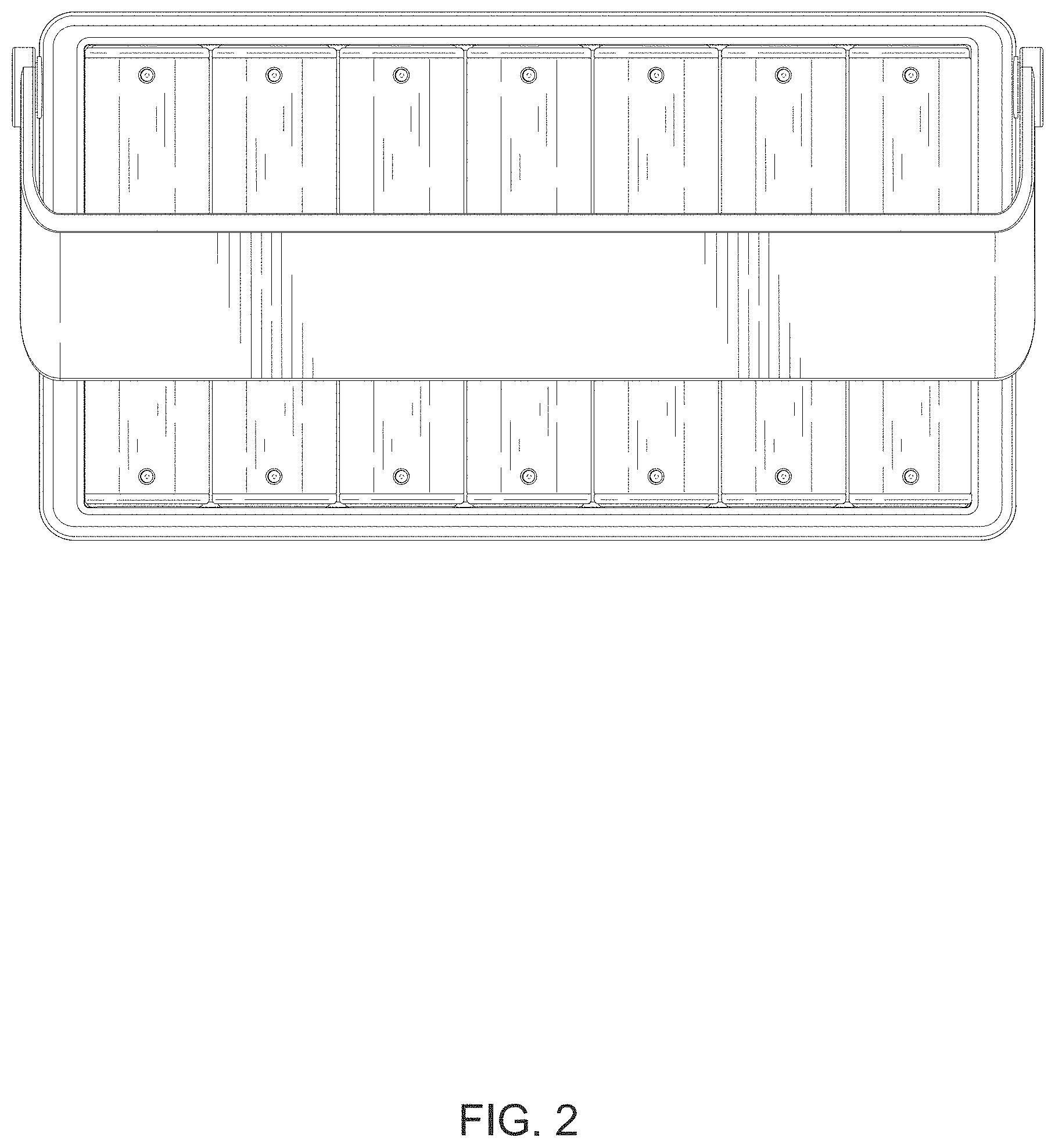 Patent USD1001486 Figure 2 – Pill organizer