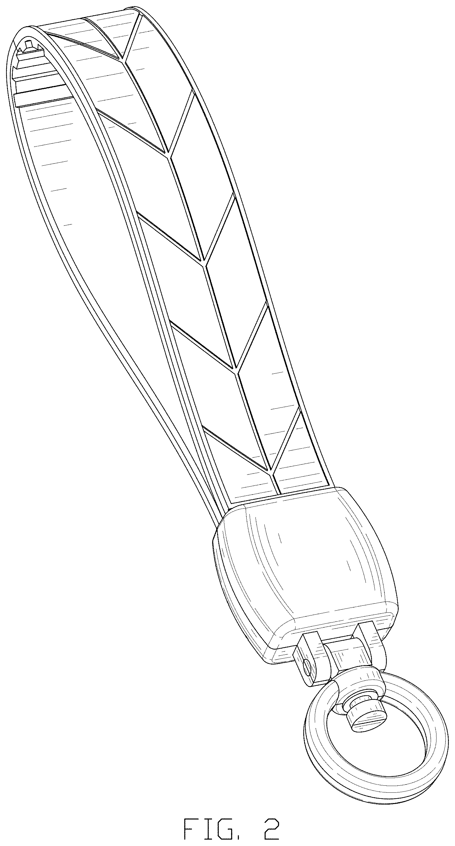 Patent USD1001487 Figure 2 – Key chain