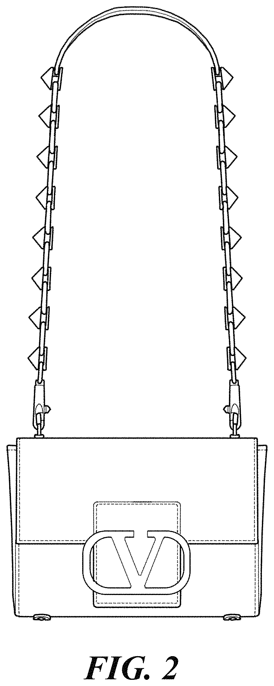 Patent USD1001491 Figure 2 – Bag