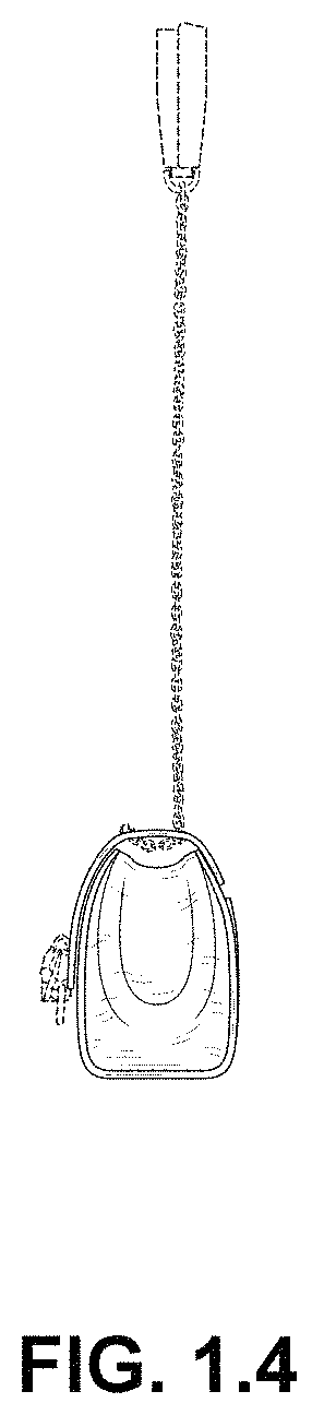 Patent USD1001492 Figure 4 – Bag