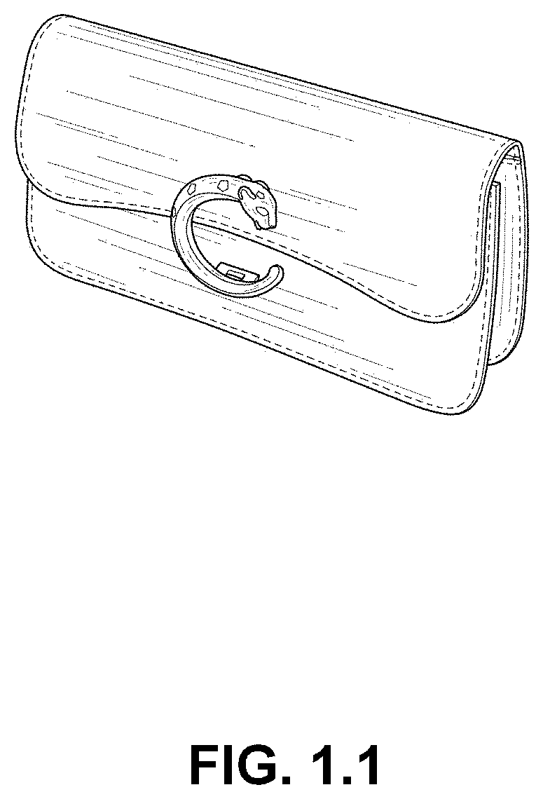 Patent USD1001493 Figure 1 – Handbag