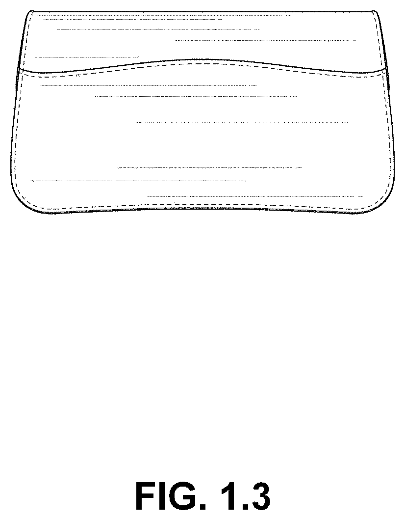 Patent USD1001493 Figure 3 – Handbag