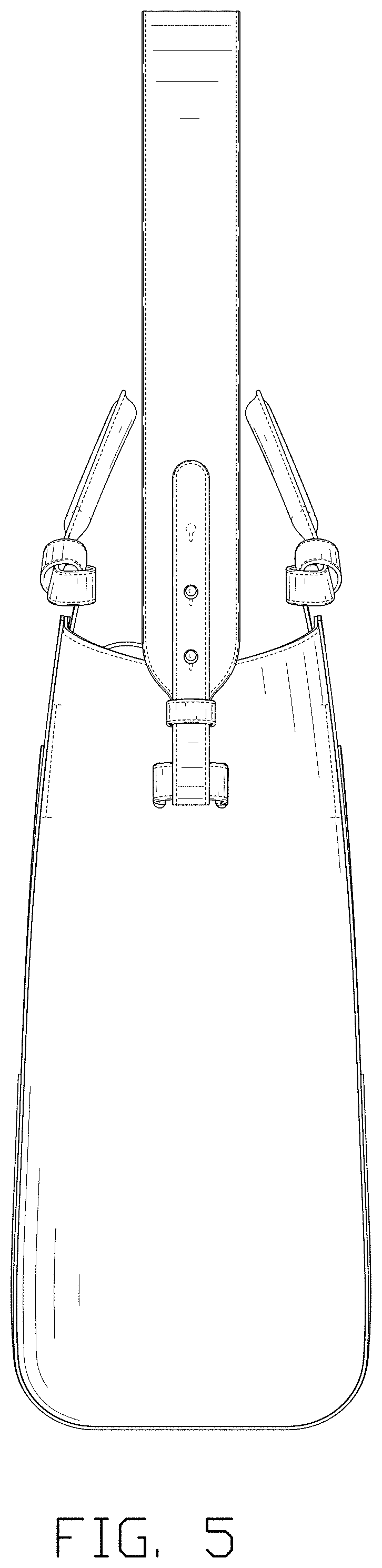 Patent USD1001494 Figure 5 – Bucket bag