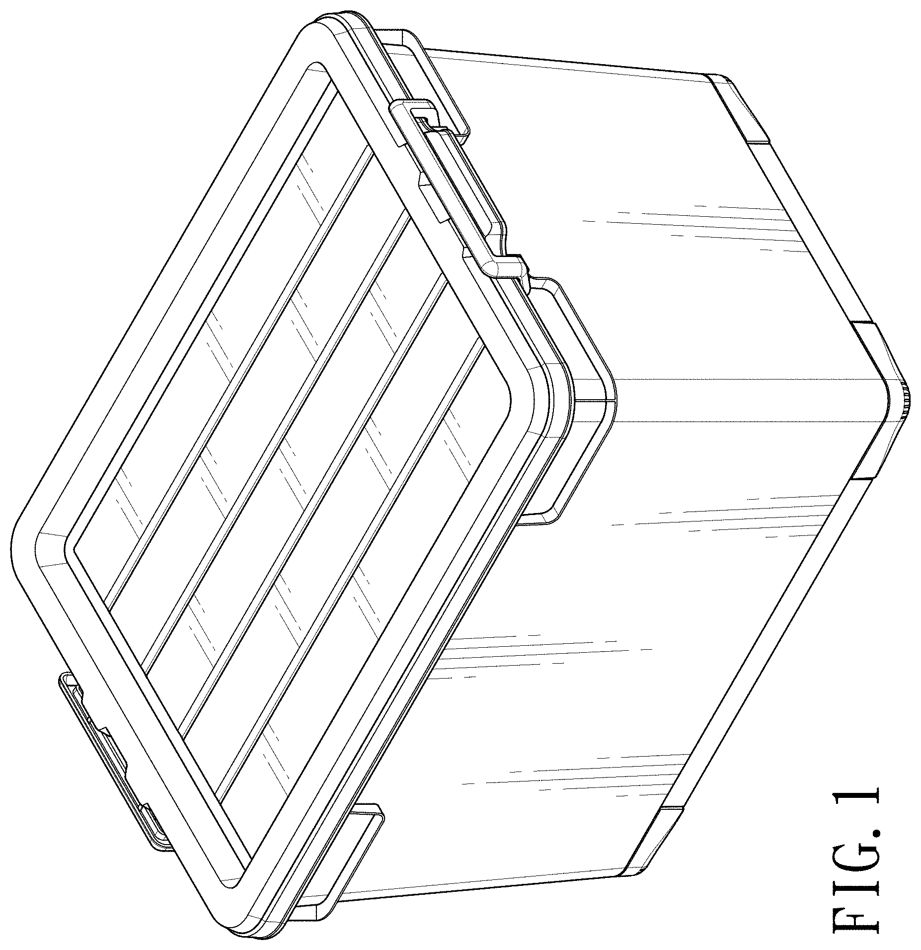 Patent USD1001497 Figure 1 – Container