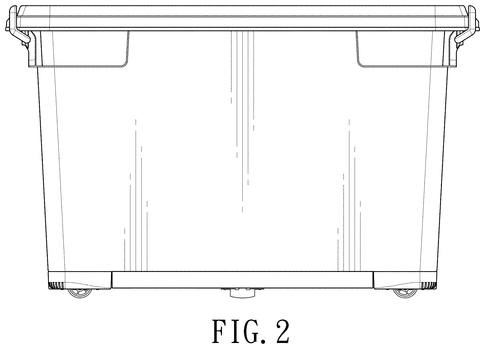 Patent USD1001497 Figure 2 – Container
