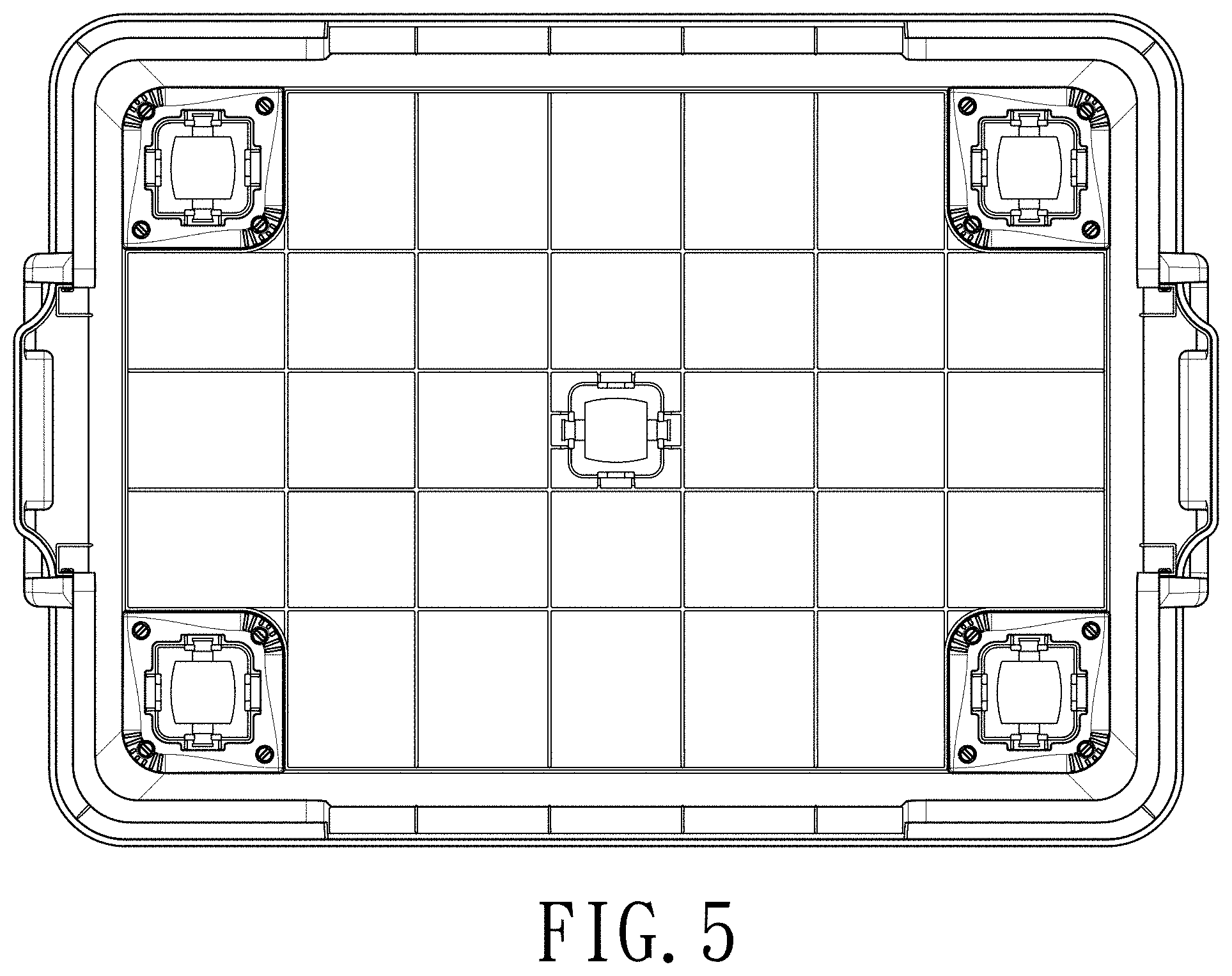 Patent USD1001497 Figure 5 – Container