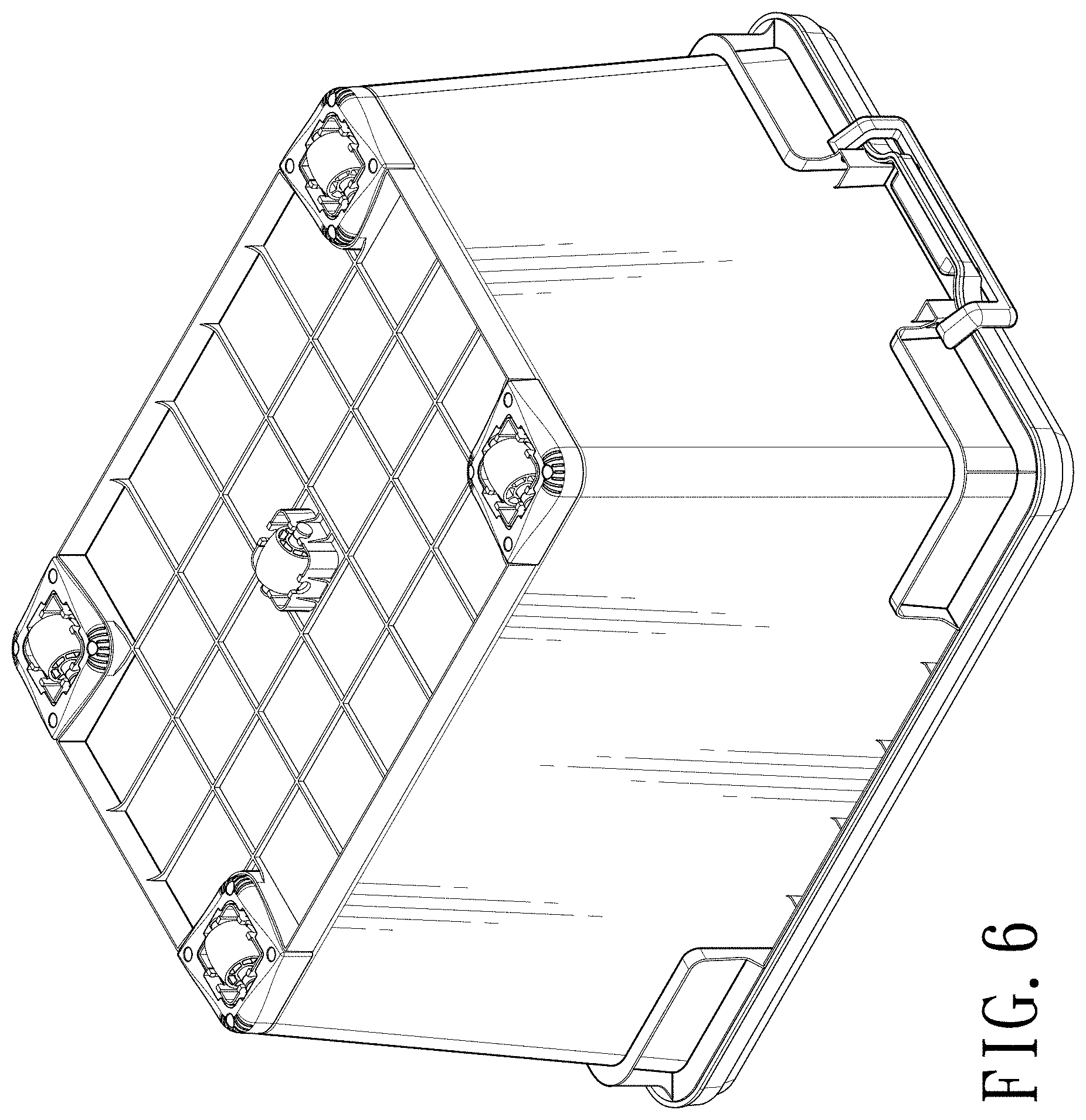 Patent USD1001497 Figure 6 – Container