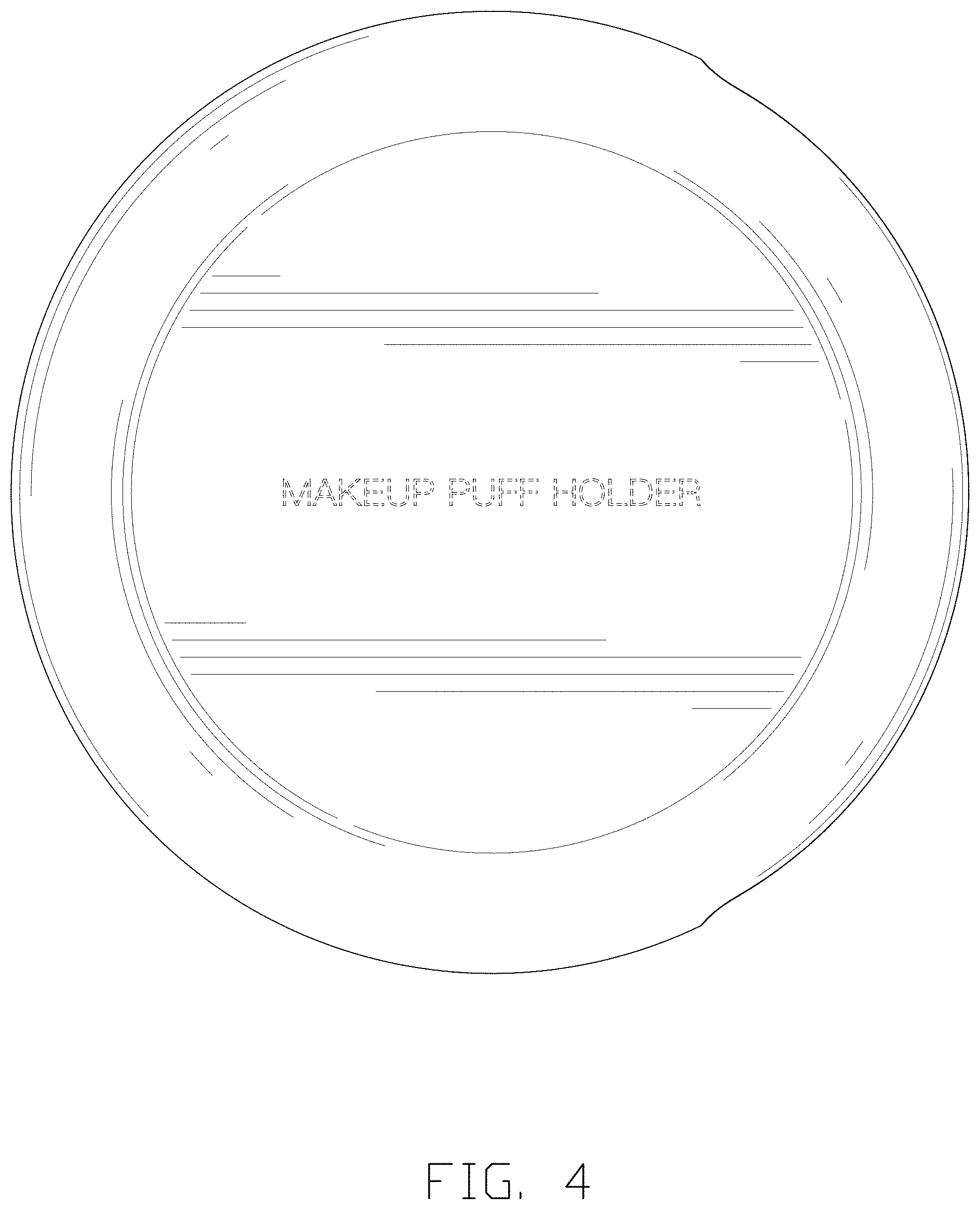Patent USD1001498 Figure 4 – Makeup bag