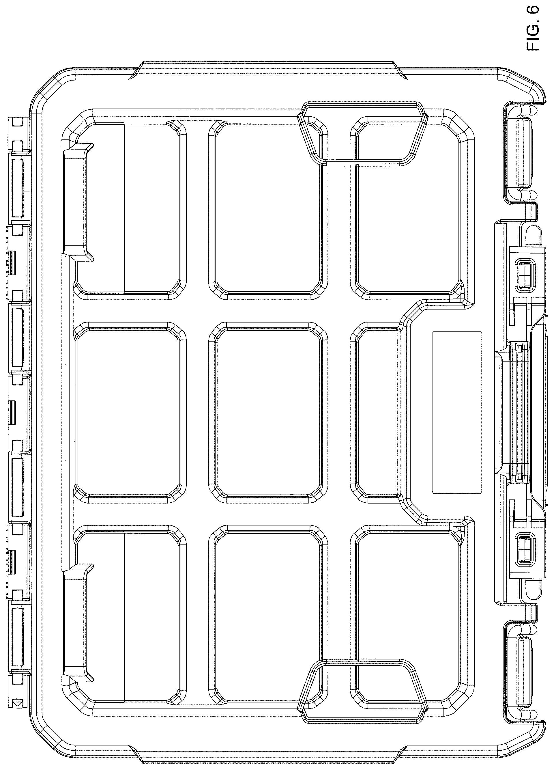 Patent USD1001499 Figure 6 – Organizer