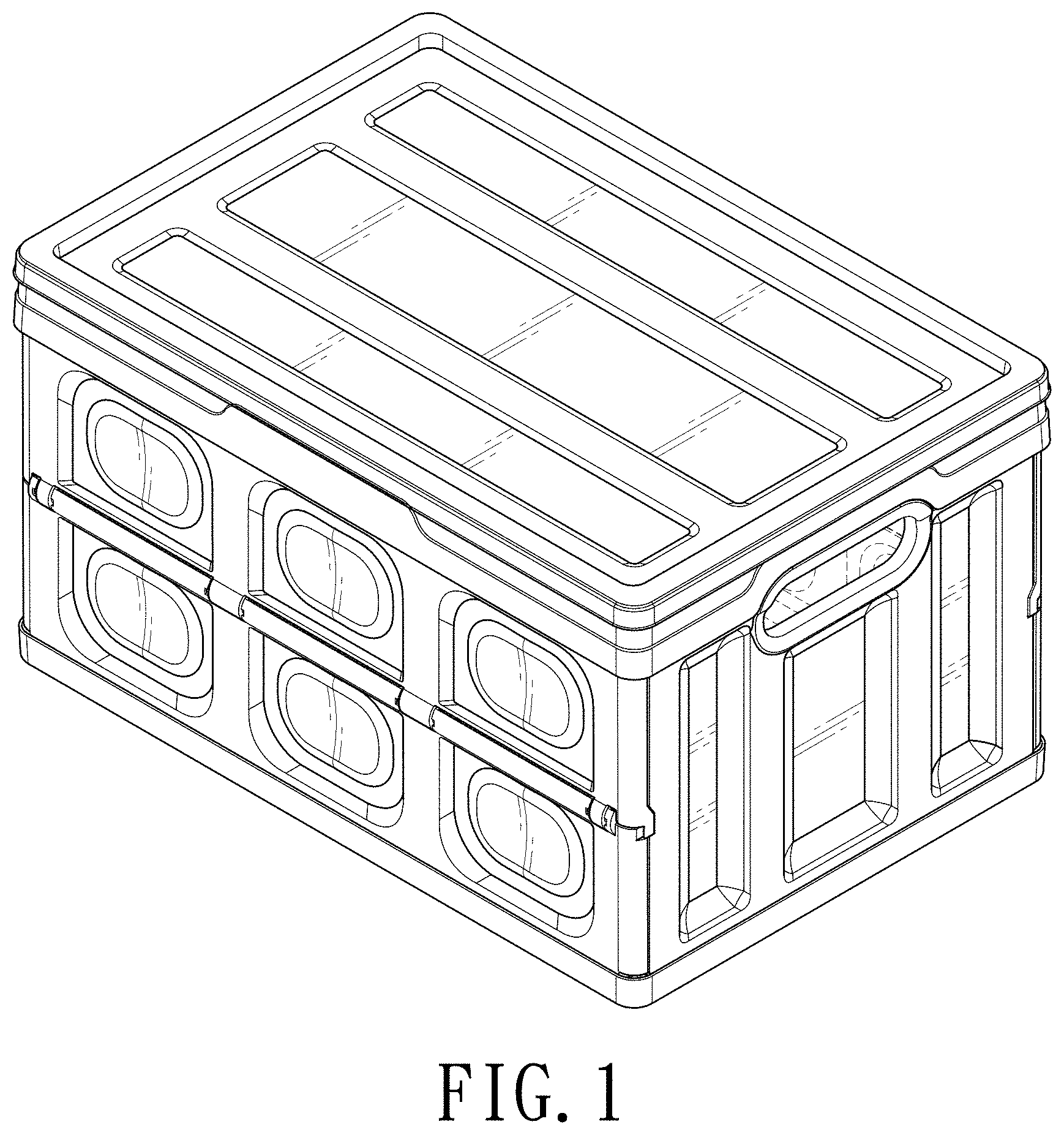Patent USD1001500 Figure 1 – Storage basket