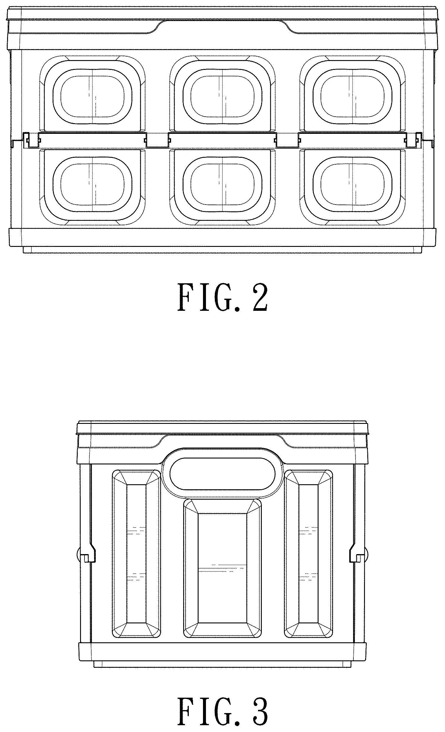 Patent USD1001500 Figure 2 – Storage basket