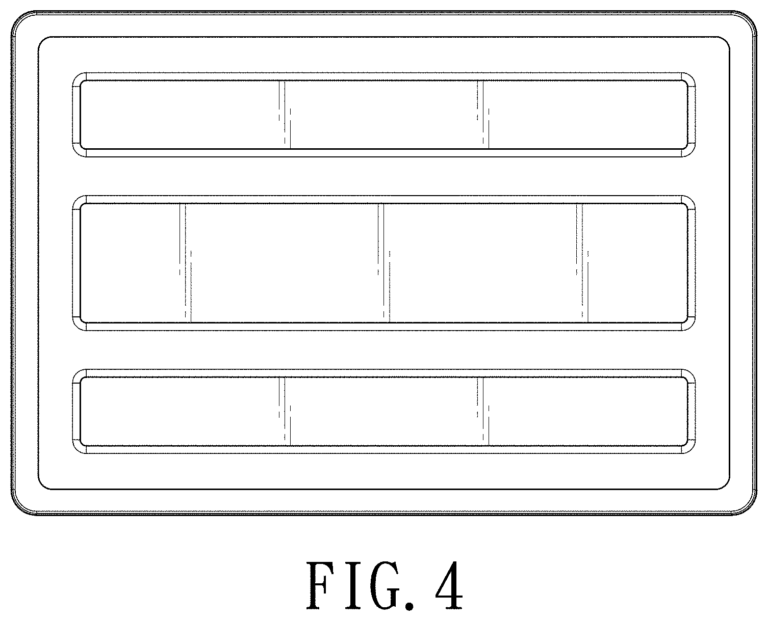 Patent USD1001500 Figure 3 – Storage basket