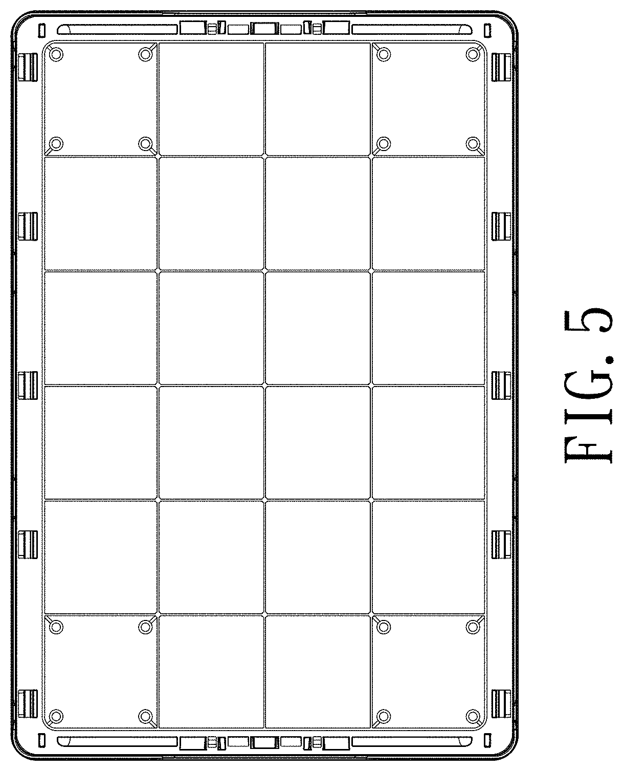 Patent USD1001500 Figure 4 – Storage basket