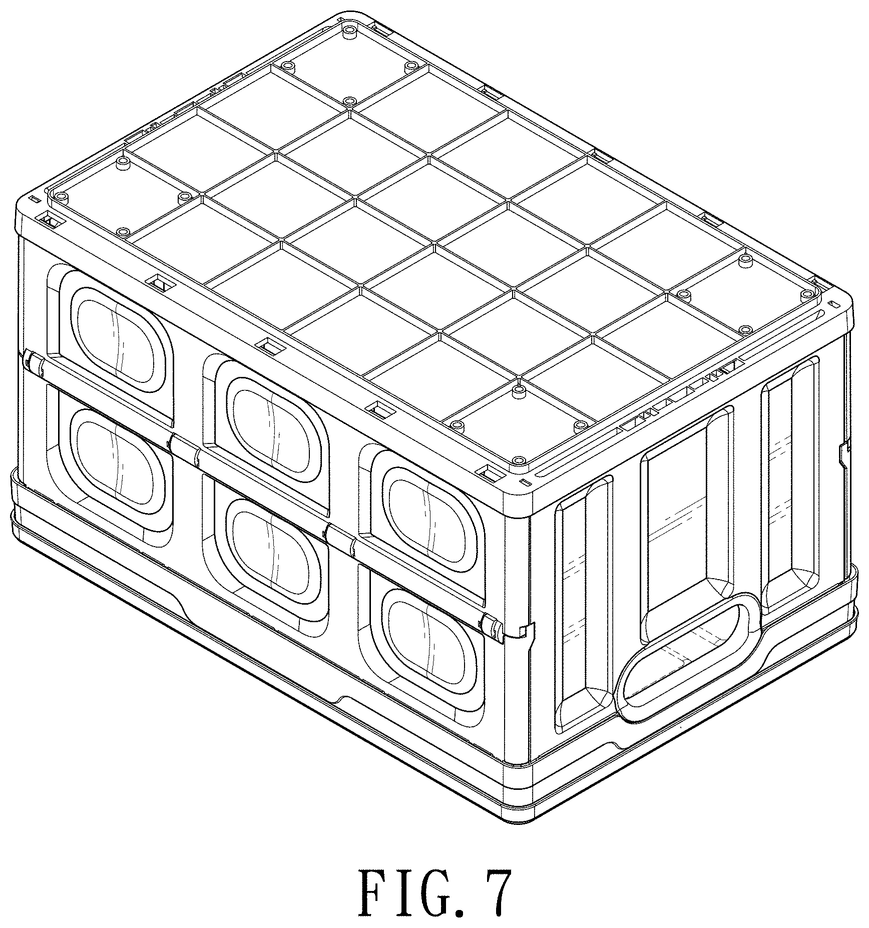 Patent USD1001500 Figure 6 – Storage basket