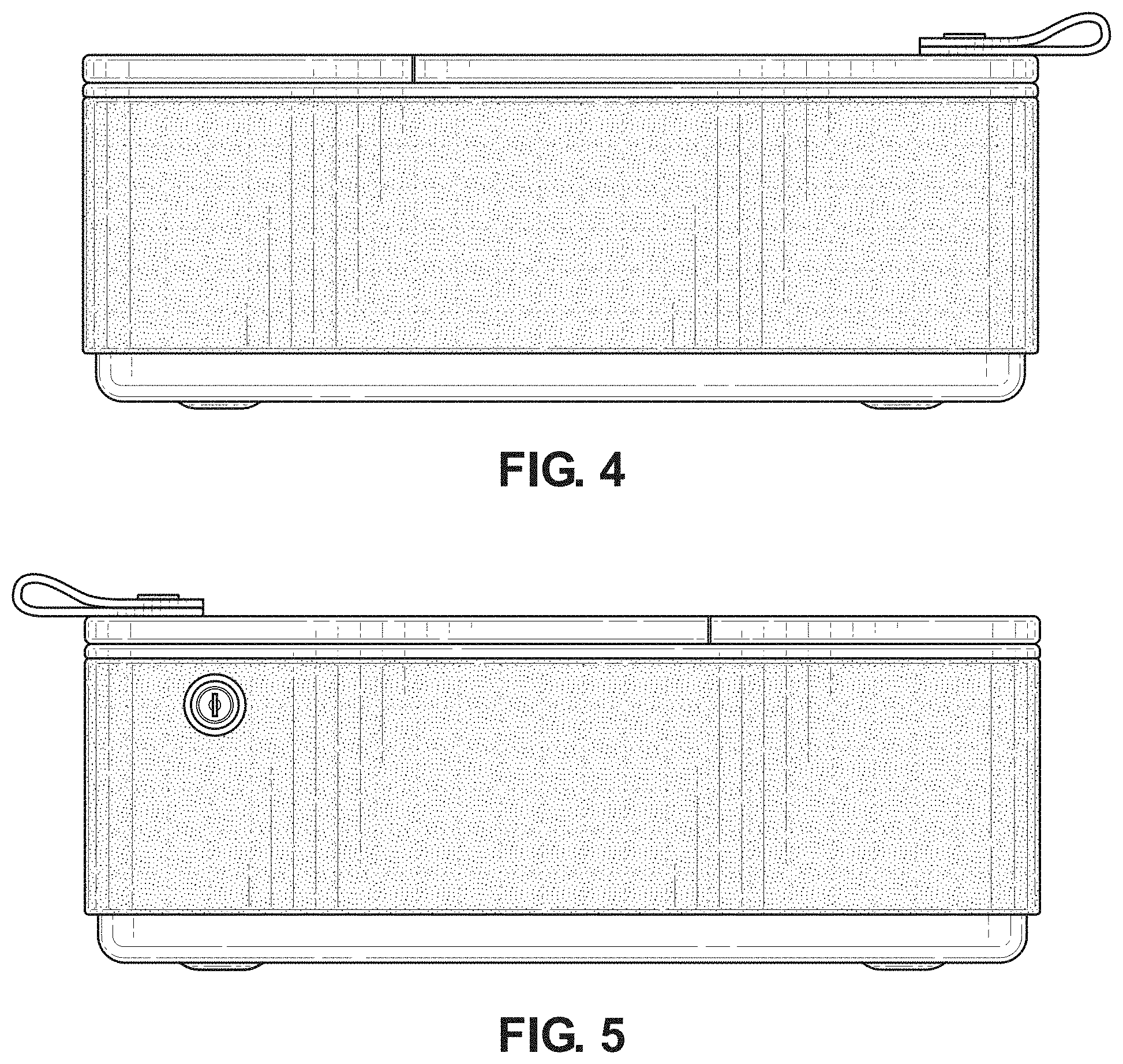 Patent USD1001501 Figure 3 – Combined electronics tray and container