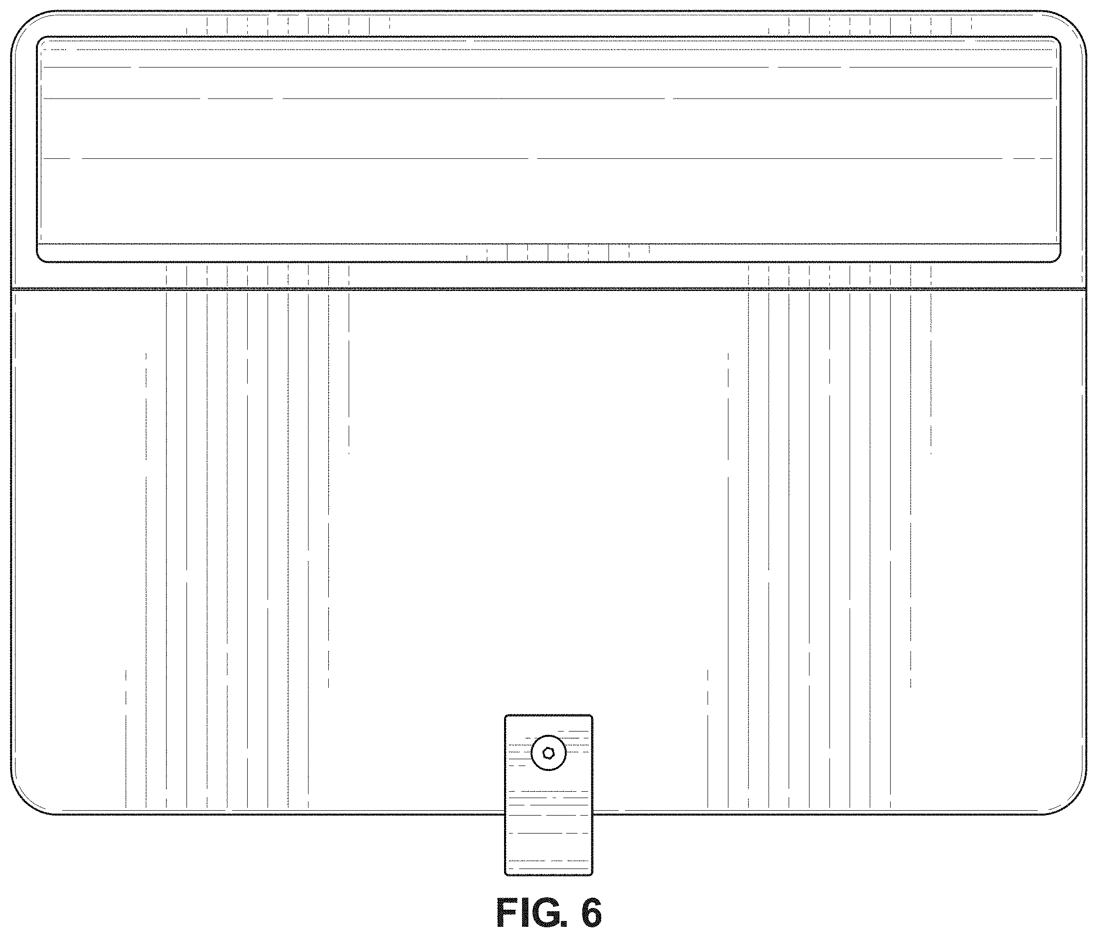 Patent USD1001501 Figure 4 – Combined electronics tray and container