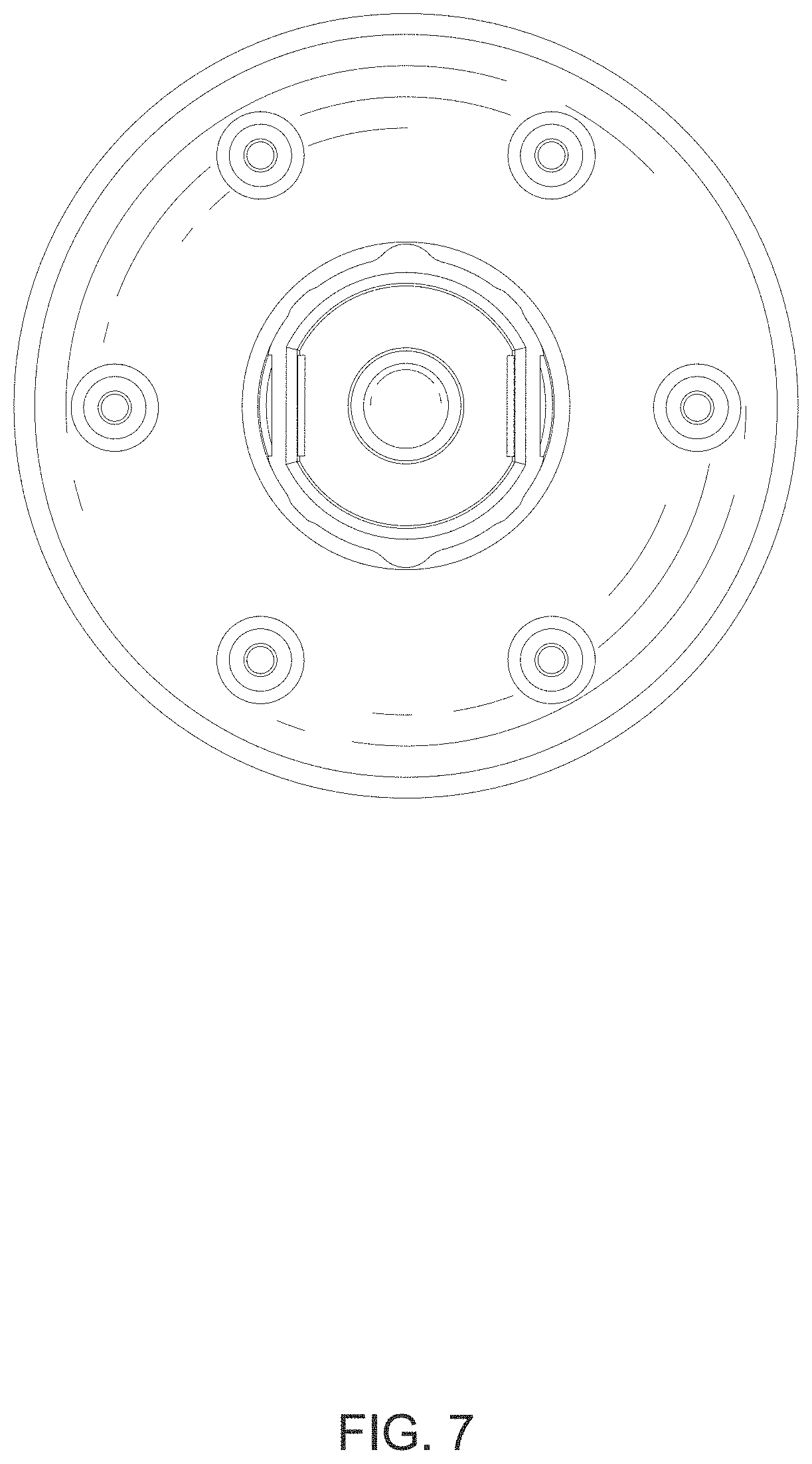 Patent USD1001508 Figure 7 – Cleaning brush handle