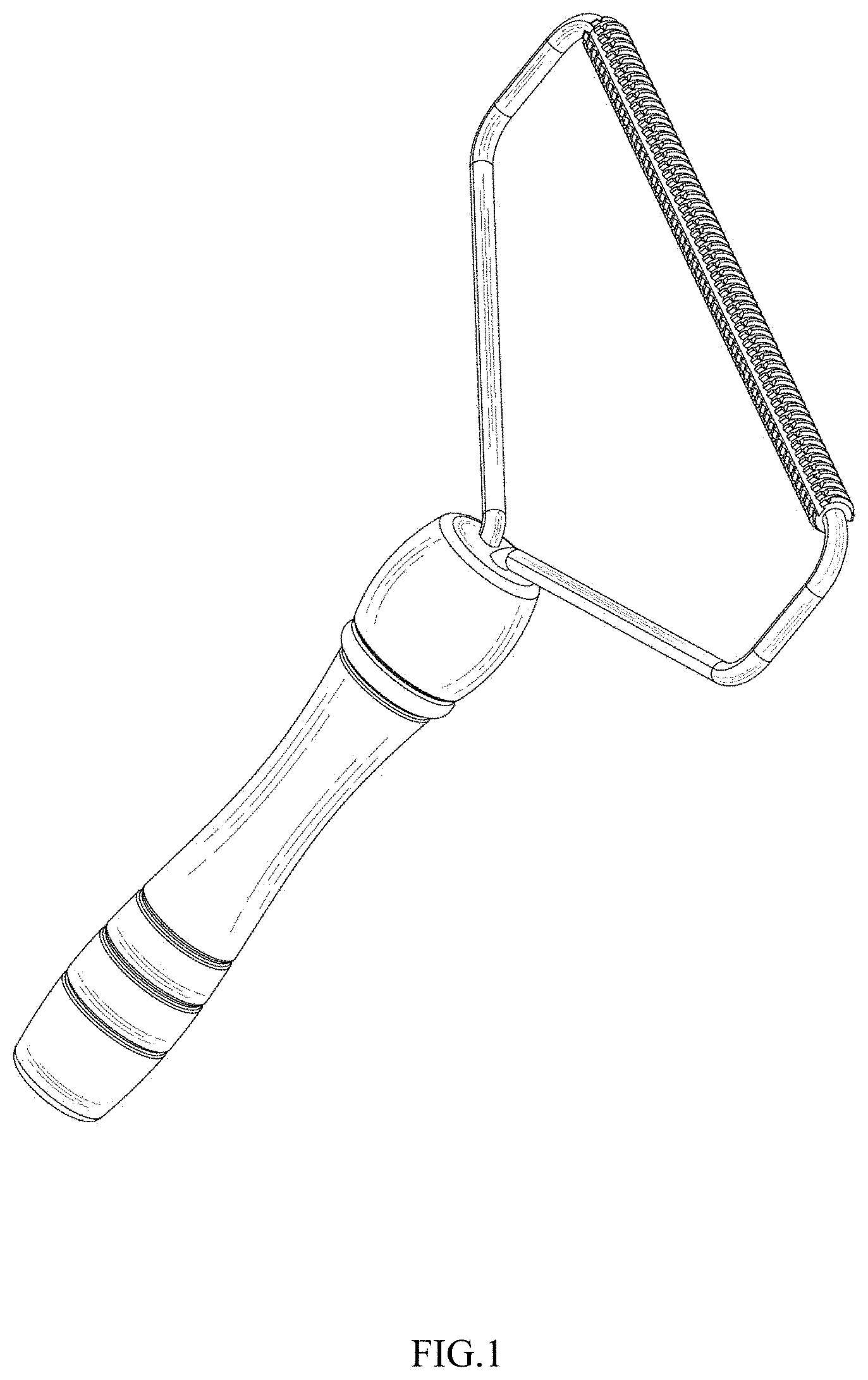 Patent USD1001509 Figure 1 – Hair removal brush