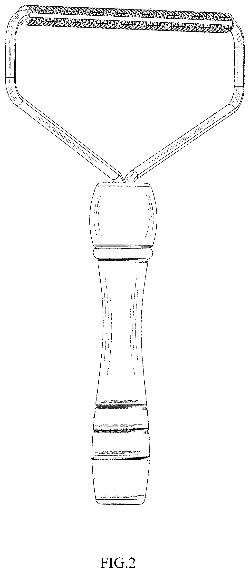 Patent USD1001509 Figure 2 – Hair removal brush