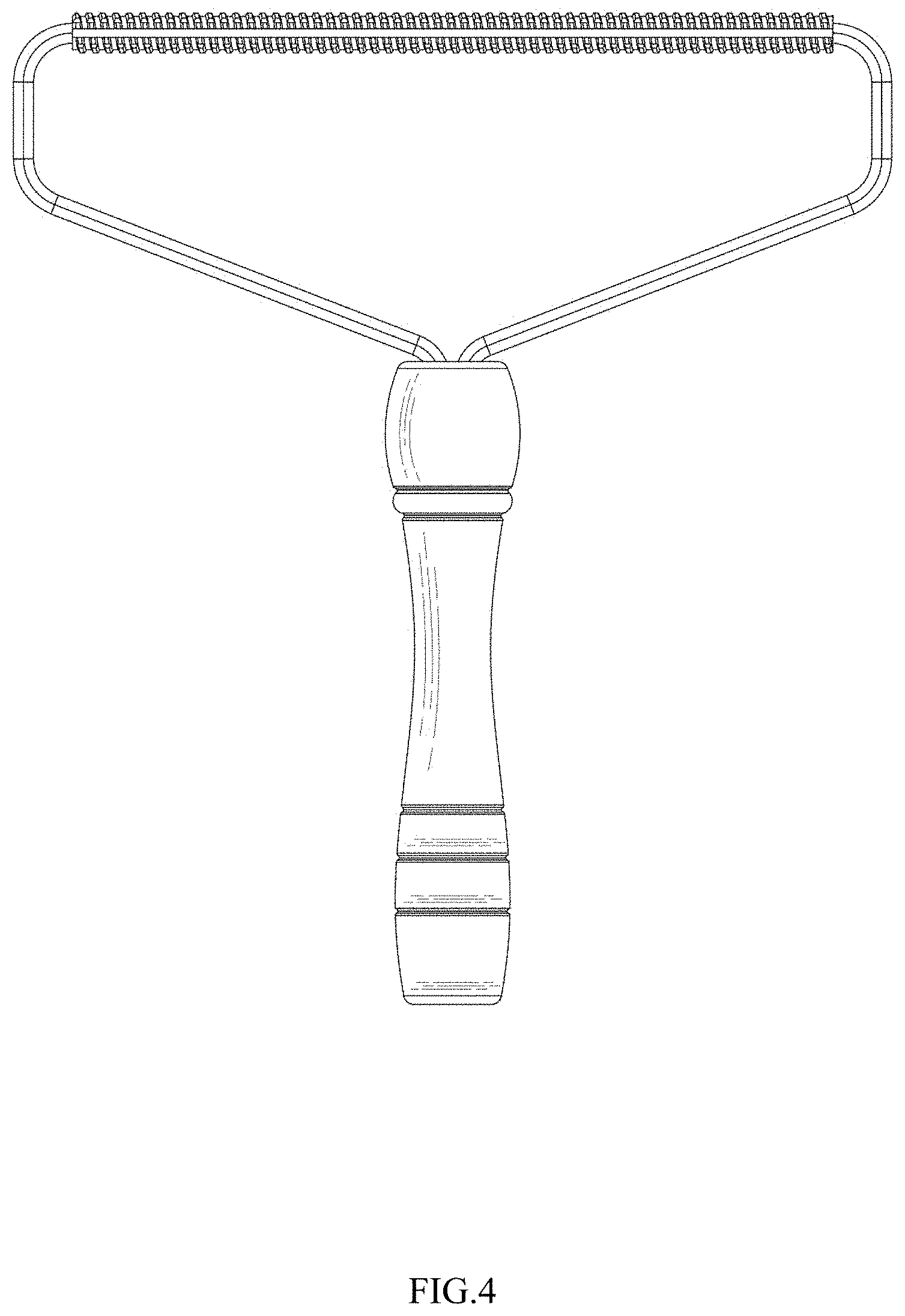 Patent USD1001509 Figure 4 – Hair removal brush
