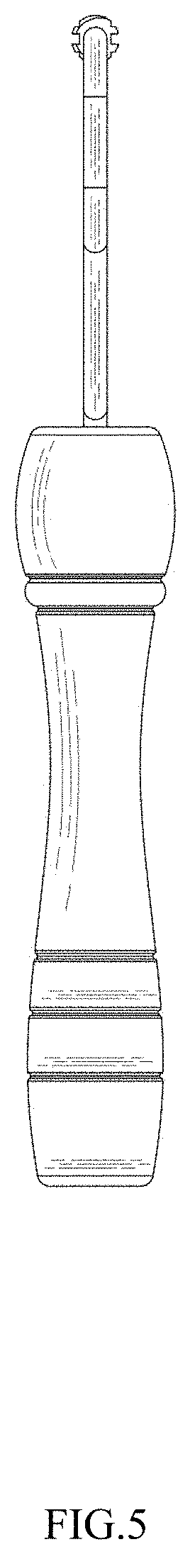 Patent USD1001509 Figure 5 – Hair removal brush