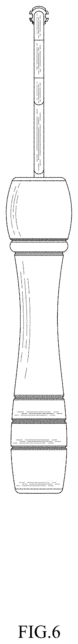 Patent USD1001509 Figure 6 – Hair removal brush