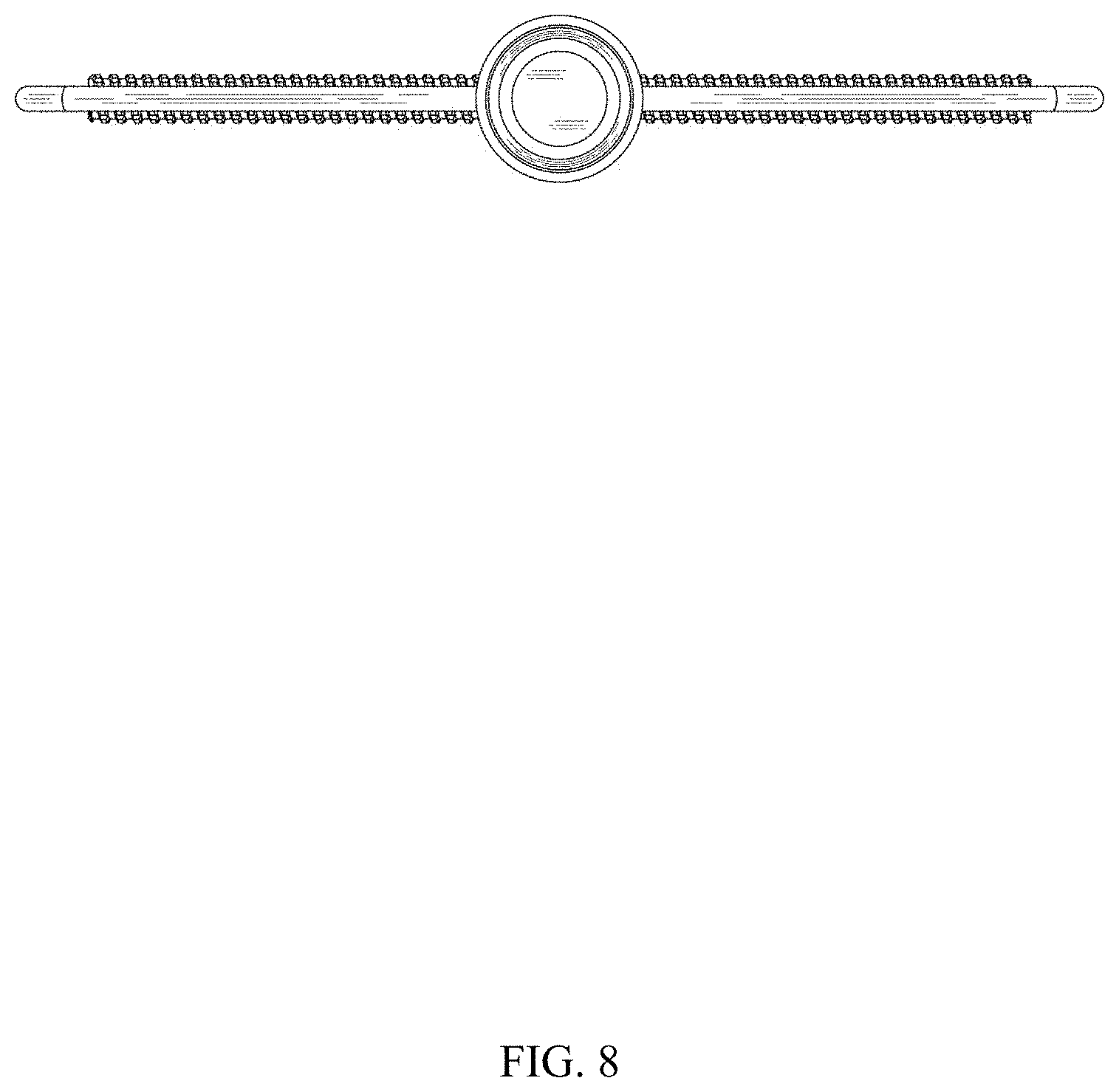 Patent USD1001509 Figure 8 – Hair removal brush