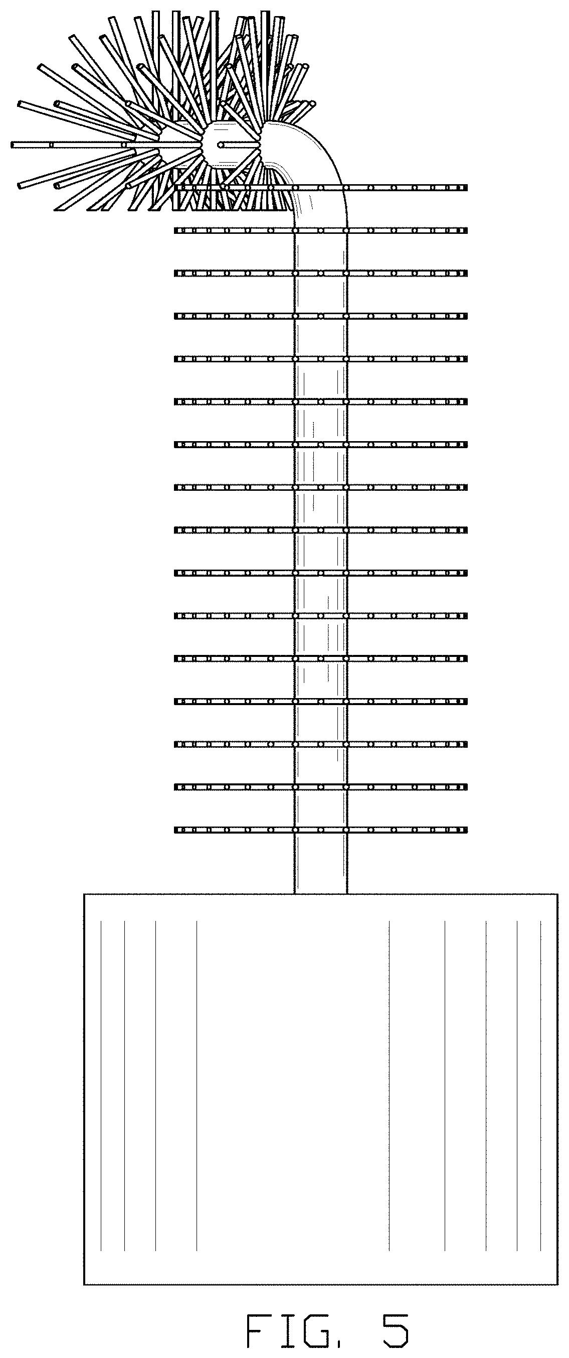 Patent USD1001510 Figure 5 – Brush head