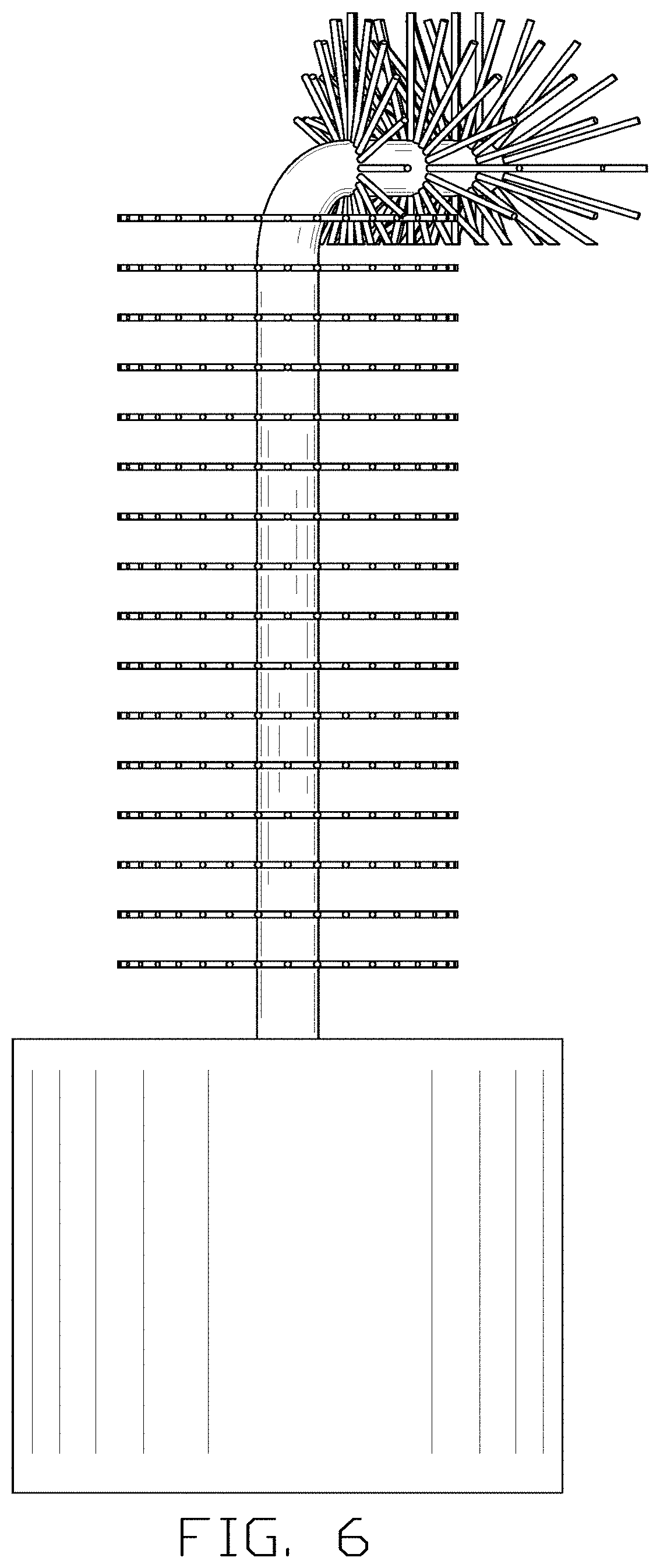 Patent USD1001510 Figure 6 – Brush head