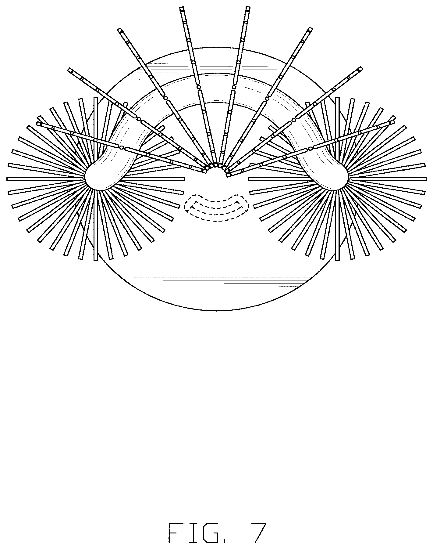 Patent USD1001510 Figure 7 – Brush head
