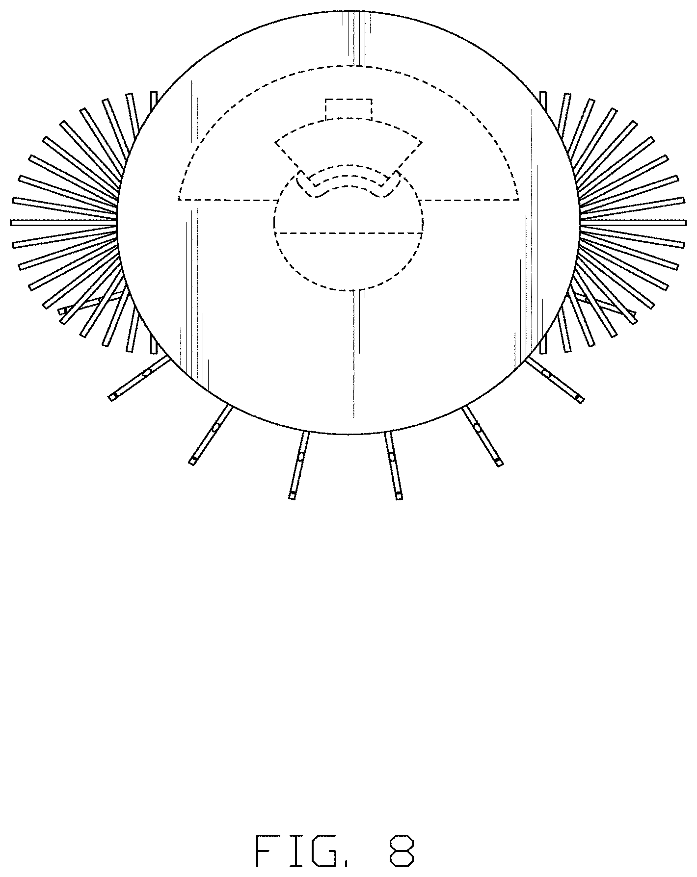 Patent USD1001510 Figure 8 – Brush head