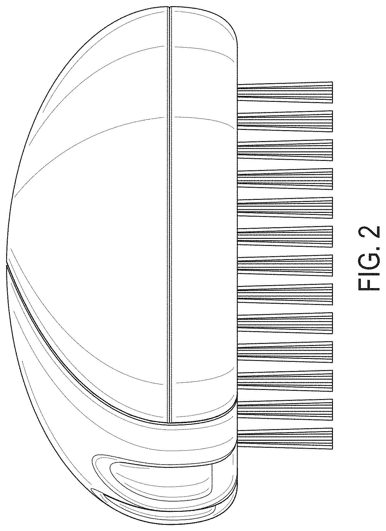 Patent USD1001511 Figure 2 – Brush