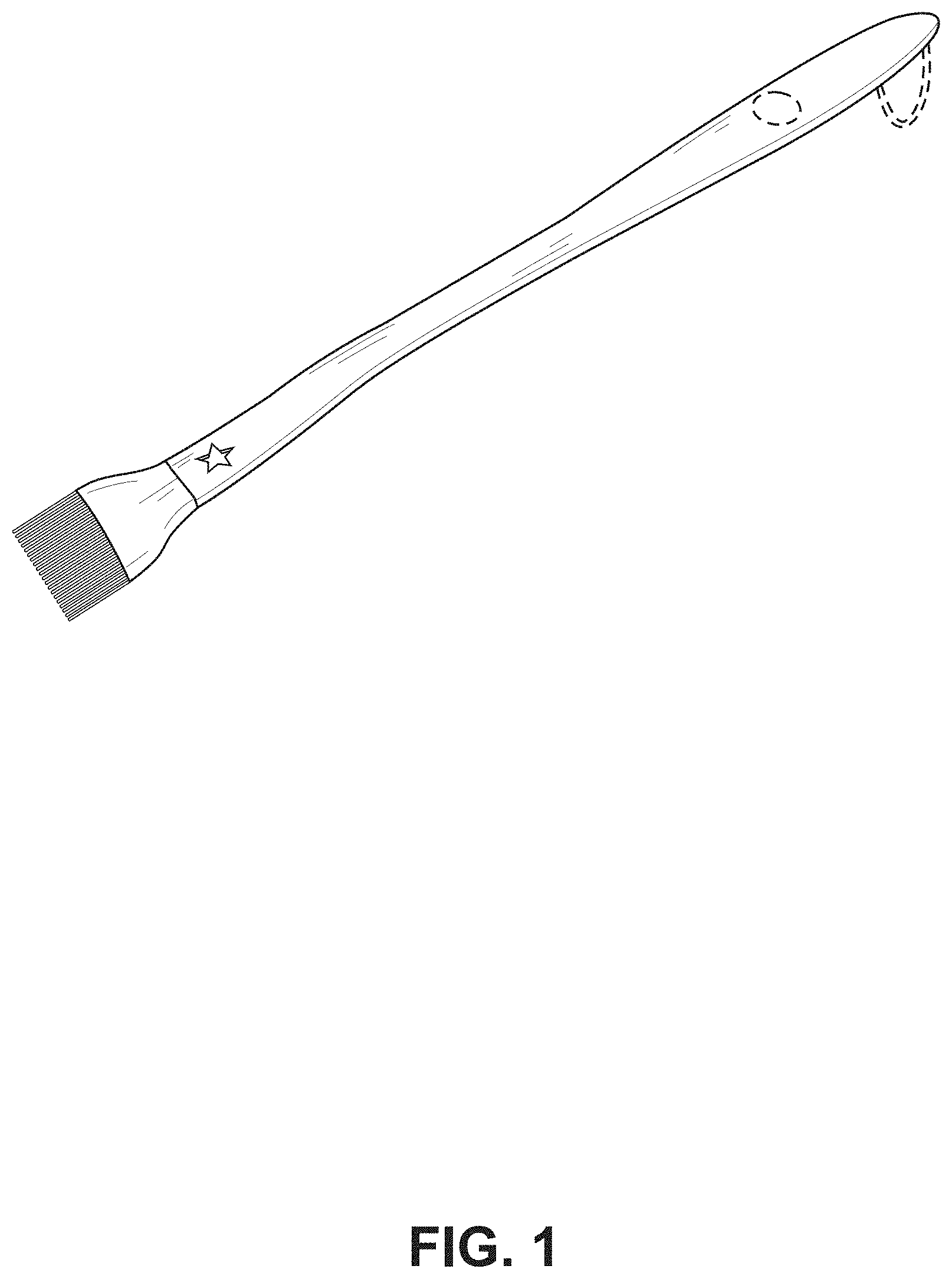 Patent USD1001512 Figure 1 – Brush