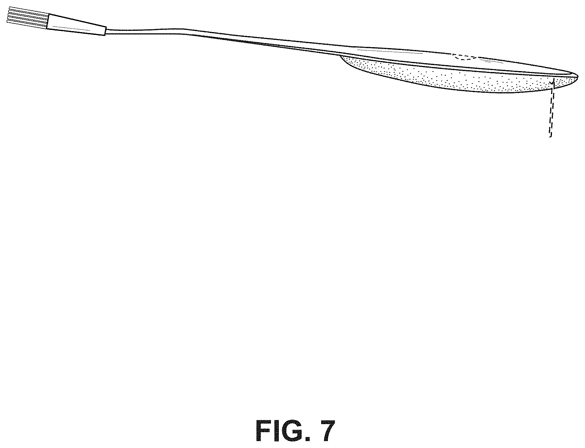 Patent USD1001512 Figure 7 – Brush