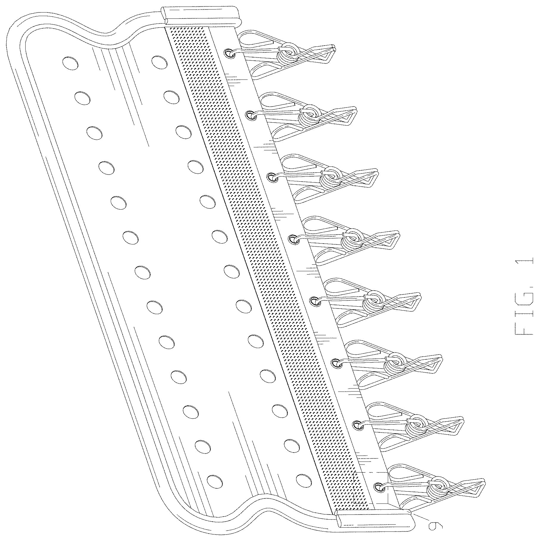Patent USD1001517 Figure 1 – Hat organizer