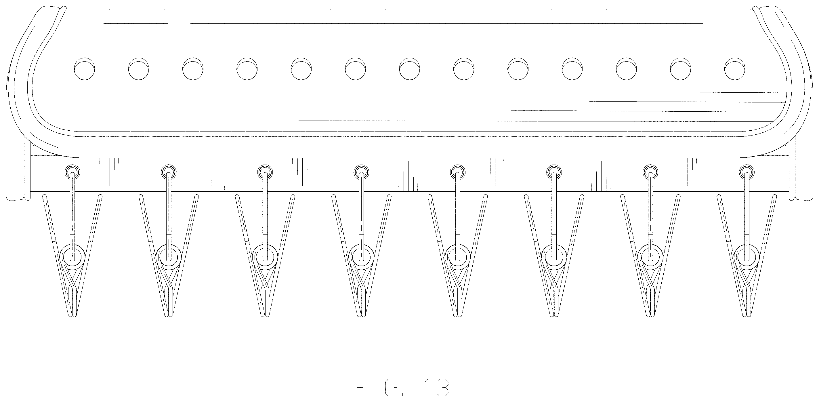 Patent USD1001517 Figure 13 – Hat organizer
